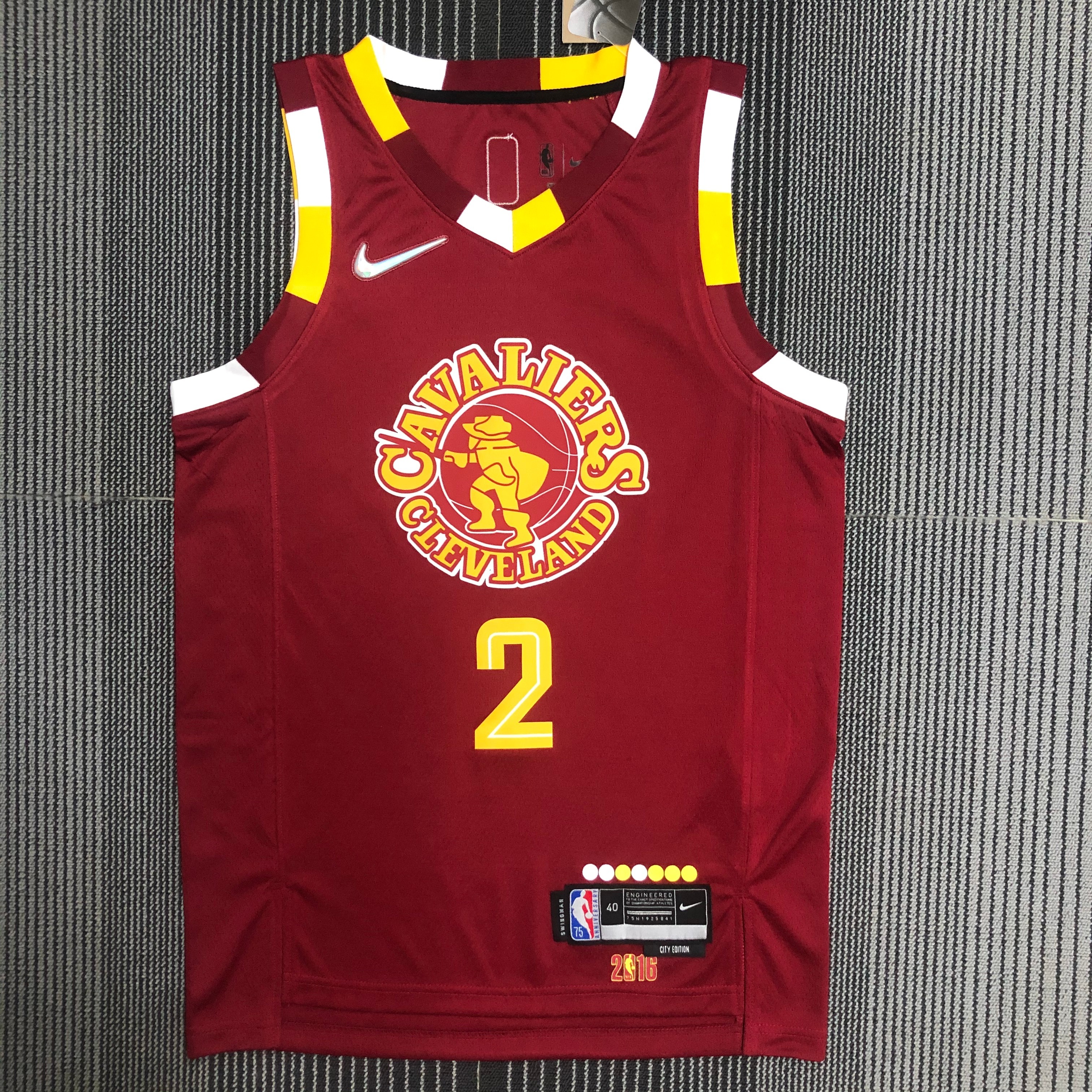 NBA Season 2022 Men Cleveland Cavaliers Red #2 IRVING Jersey High Quality Name and Number Print - leoleo123123