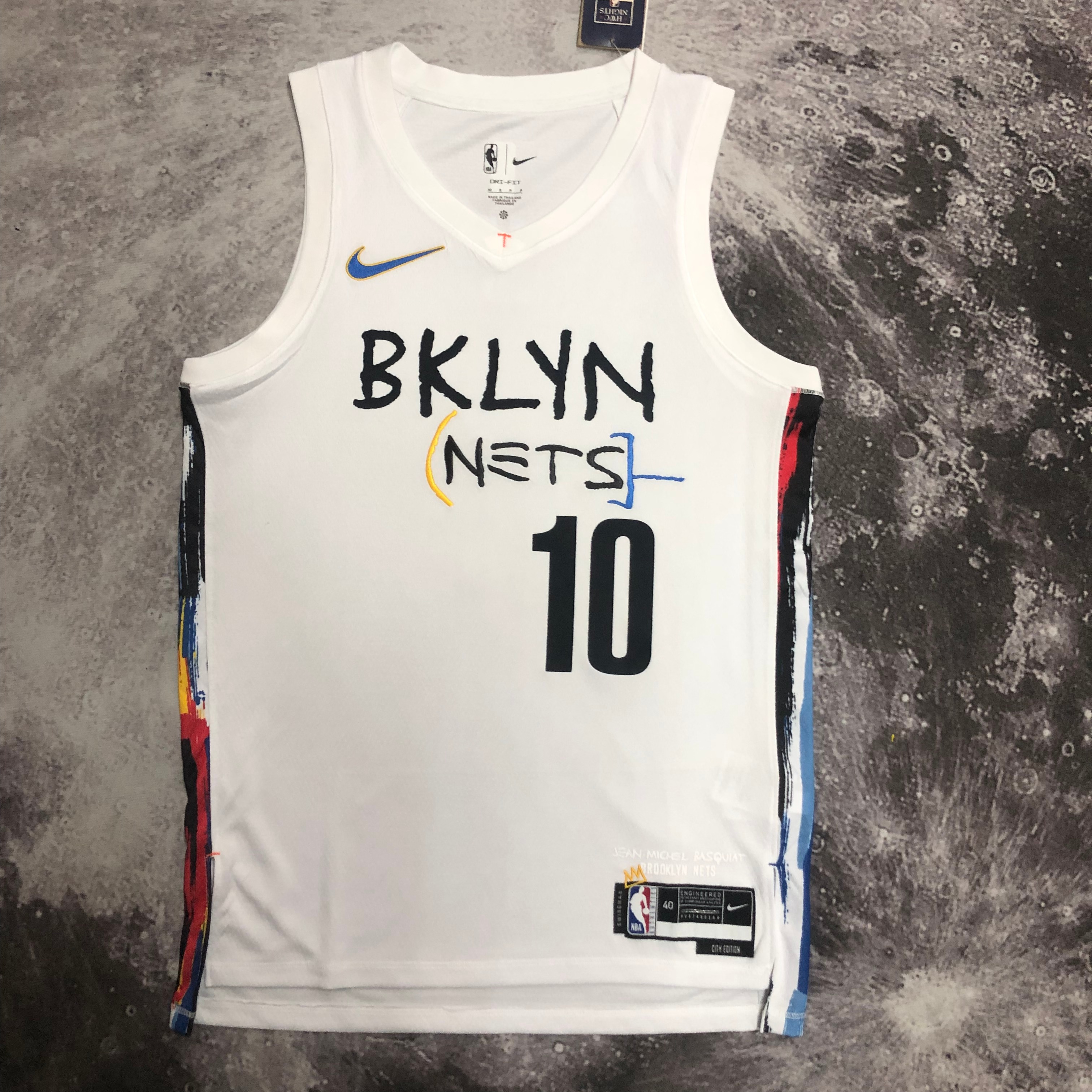 NBA Men 2023 Brooklyn Nets City Version White #10 SIMMONS Jersey High Quality Name and Number Print - leoleo123123