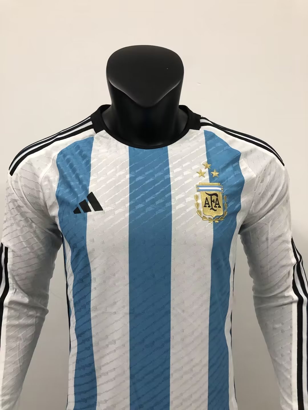 22/23 Argentina Home Jersey 3 Stars Long Sleeve Player Version 1:1 Quaility - leoleo123123