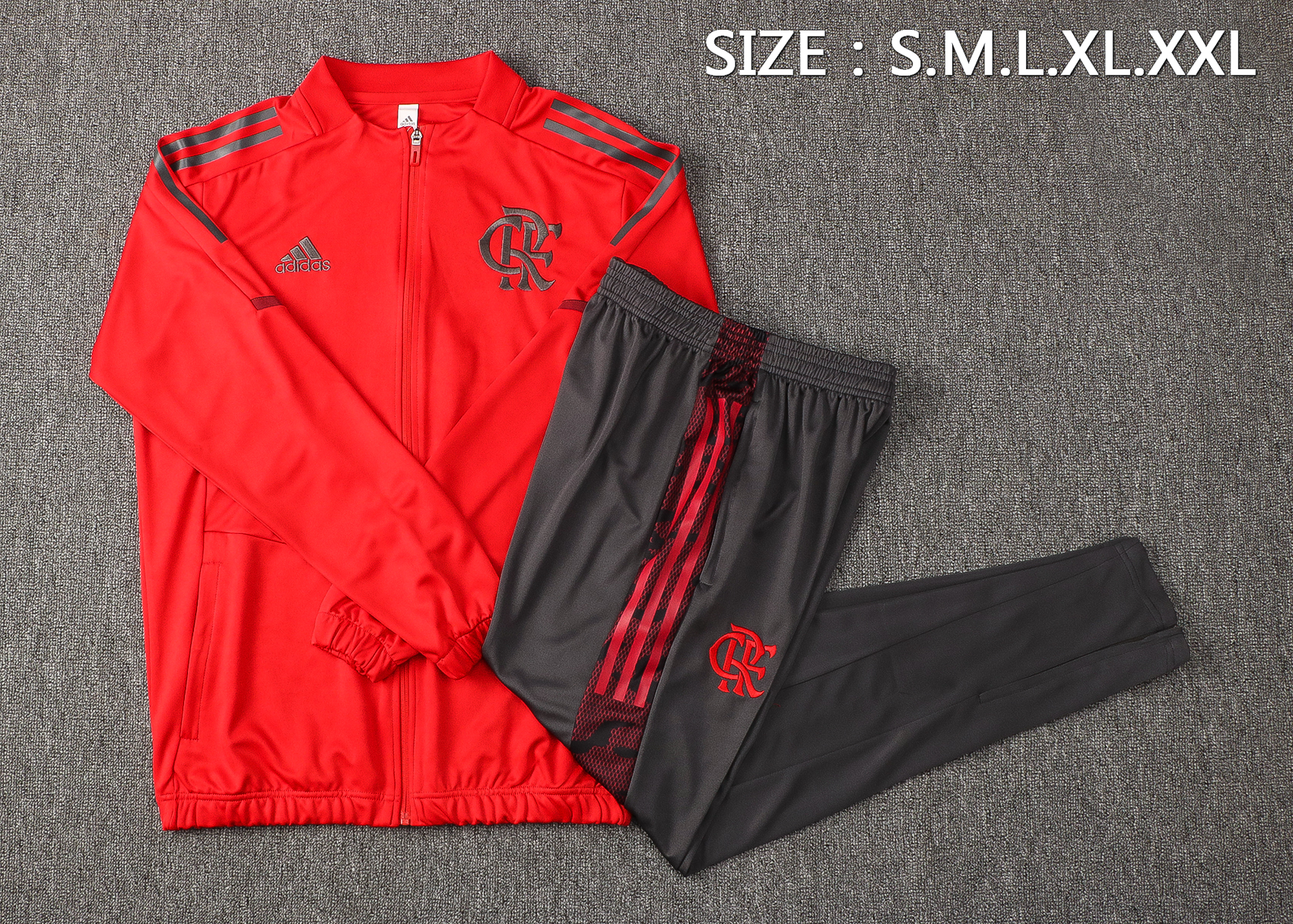 21-22 Flamengo Red Jacket Tracksuit Thai Quality - leoleo123123