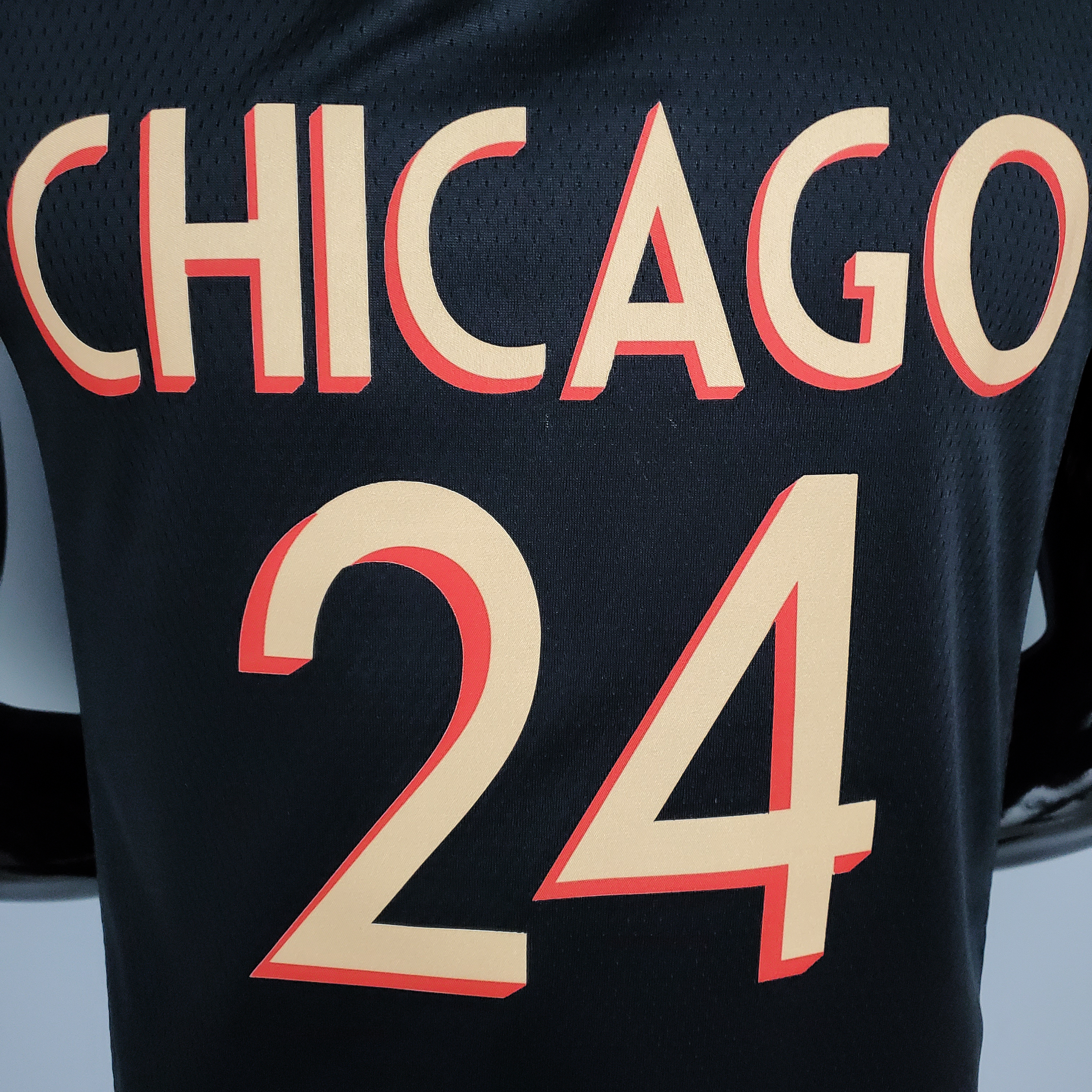 NBA Men Season 2021 Chicago Bulls Black #24 MARKKANEN Jersey High Quality Name and Number Print - leoleo123123