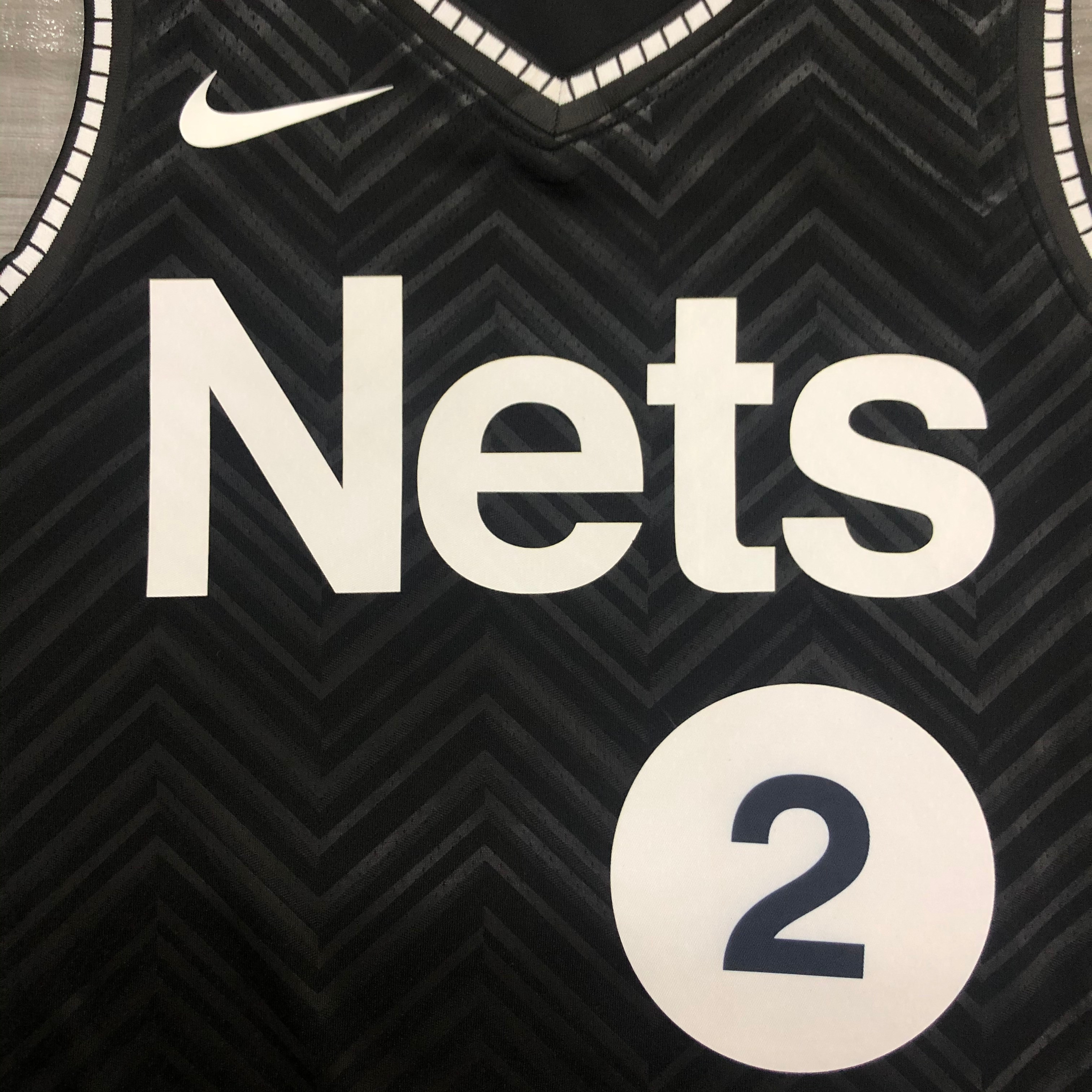 NBA Men New 2021 Brooklyn Nets Black Awarding Version #2 GRIFFIN Jersey High Quality Name and Number Print - leoleo123123