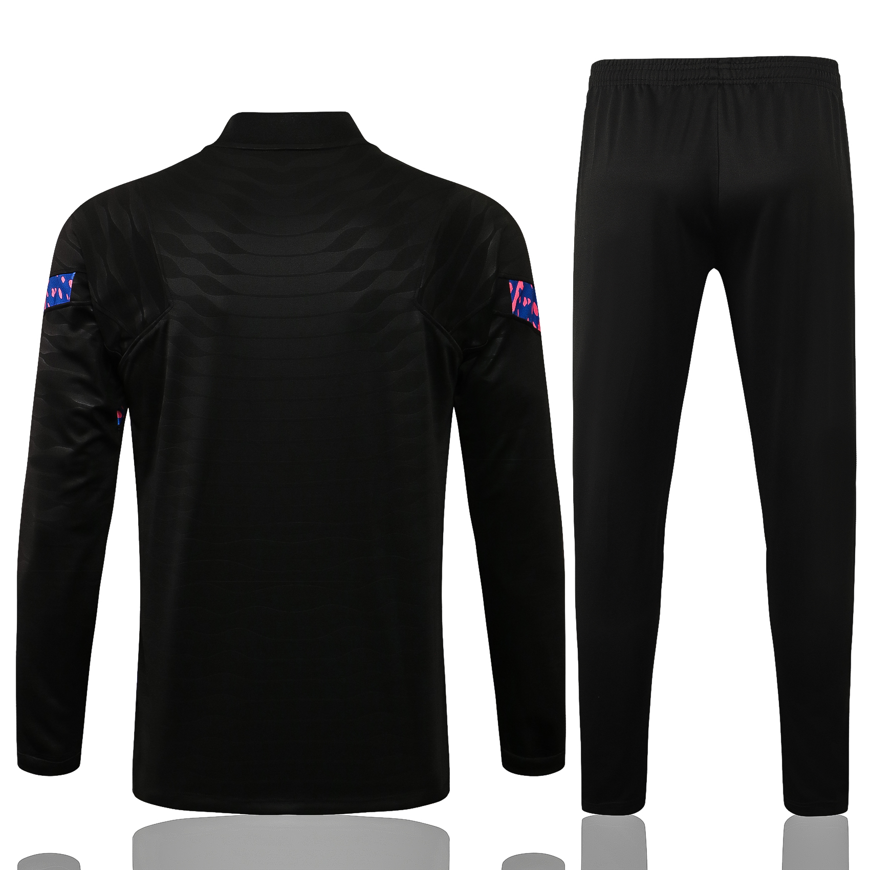 21-22 Barcelona Black Sweater Tracksuit Thai Quality - leoleo123123