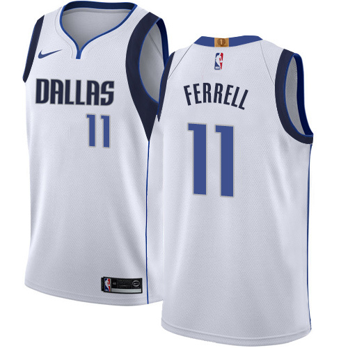 NBA Men Dallas Mavericks White #11 FERRELL Jersey High Quality Name and Number Print - leoleo123123