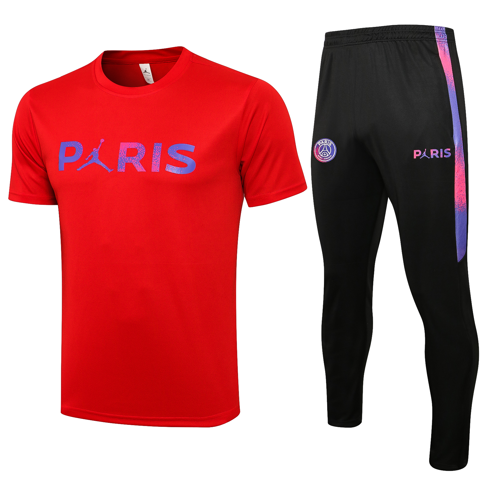 21-22 PSG Jordan Red Training Tracksuit Thai Quality - leoleo123123