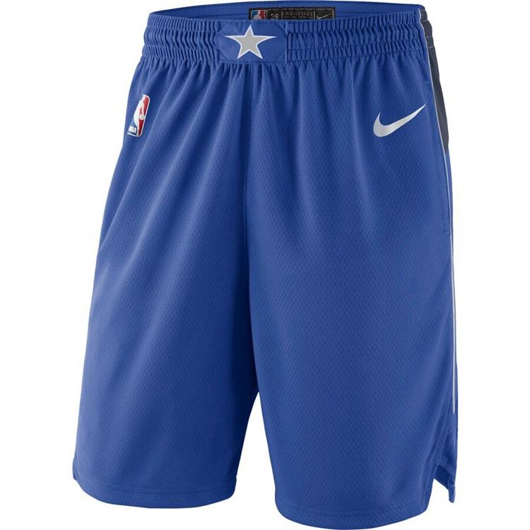 NBA Men Dallas Mavericks Blue Pant Short High Quality Name and Number Print - leoleo123123