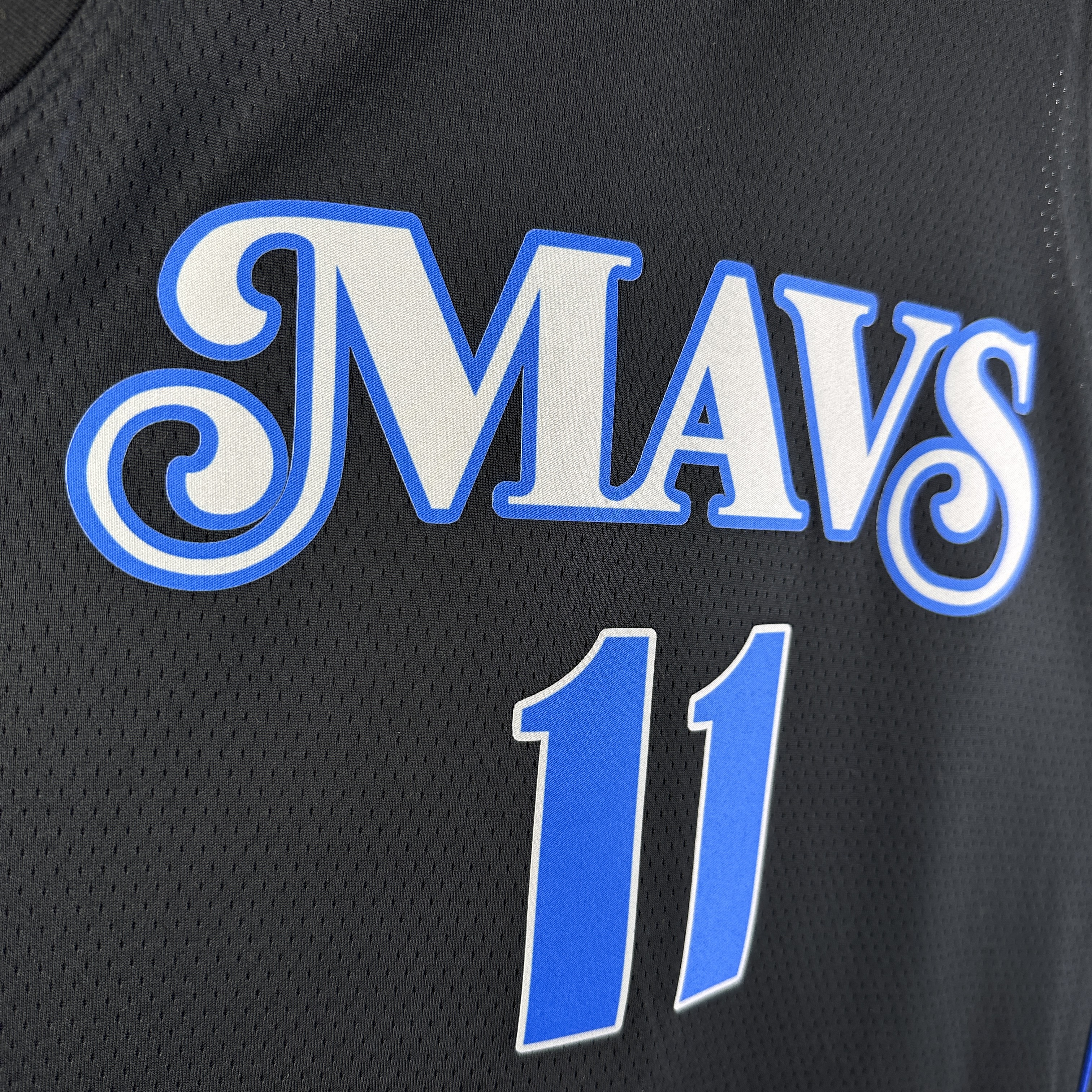 NBA Season 2024 Dallas Mavericks Black #11 IRVING Jersey High Quality Name and Number Print - leoleo123123