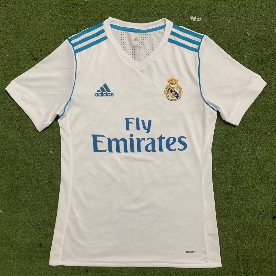 17/18 Real Madrid Home Retro Jersey Player Version - leoleo123123