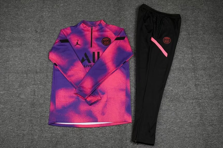 21/22 PSG Pink Sweater Tracksuit Thai Quality - leoleo123123
