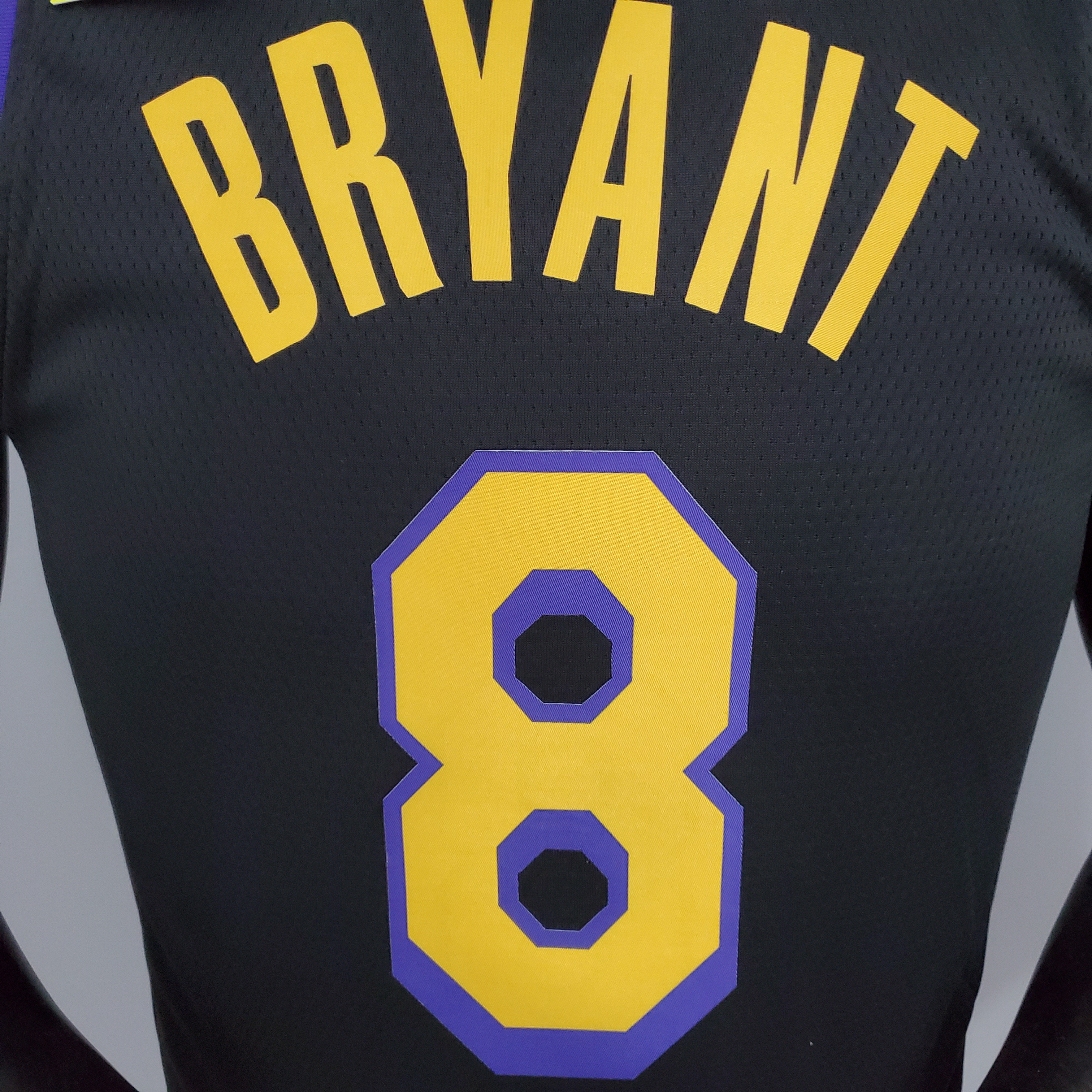 2021 Bryant#8 Los Angeles Lakers Black Latin Black NBA Jersey High Quality Name and Number Print - leoleo123123