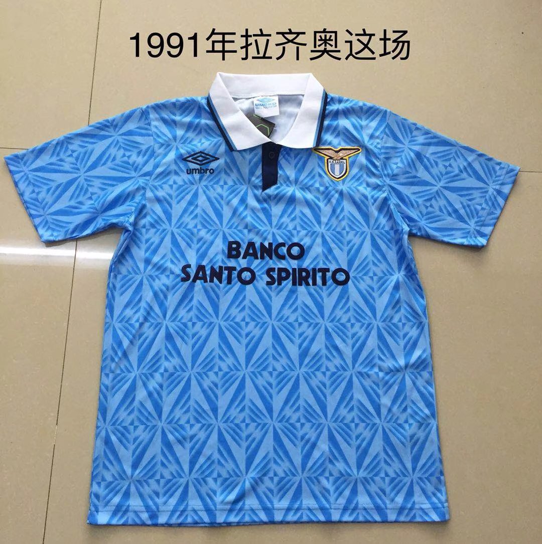 1991 Lazio Home Retro Jersey Thai Quality - leoleo123123