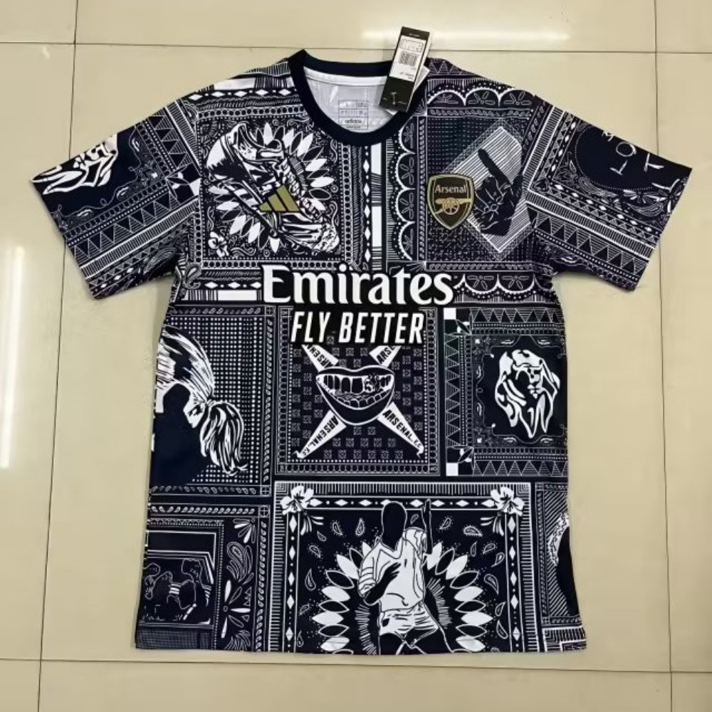 23/24 Arsenal Black Jersey Thai Quality - leoleo123123
