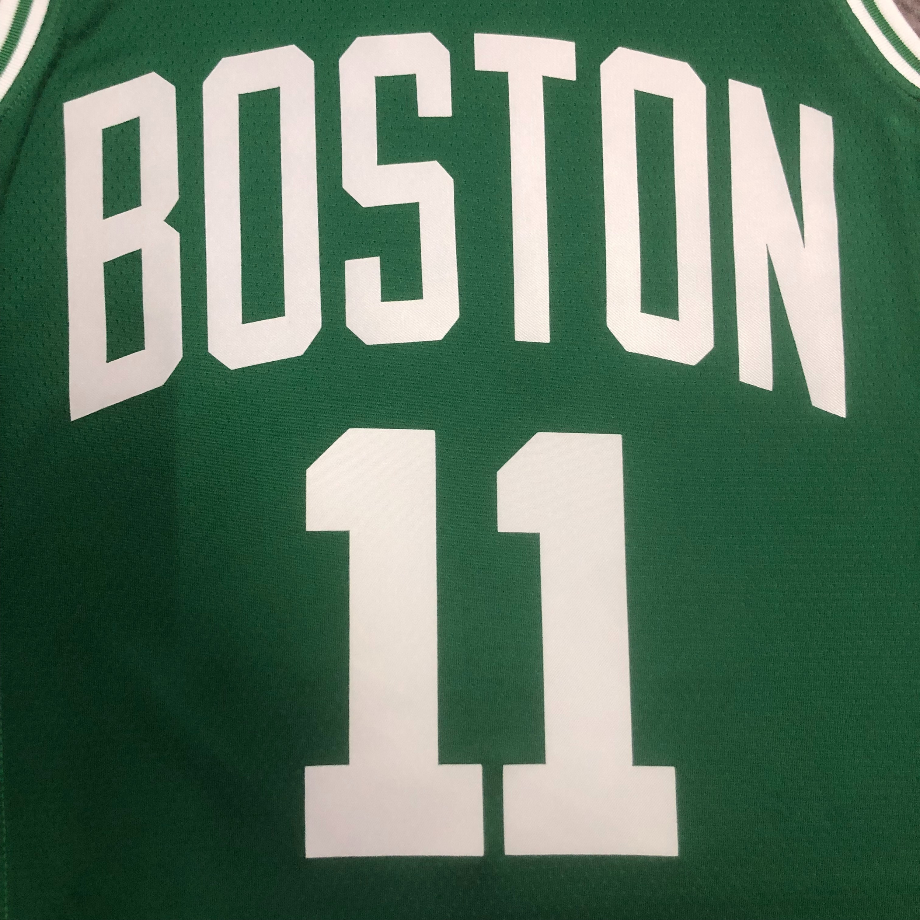 NBA Men Season 2023 Boston Celtics Green #11 IRVING Jersey High Quality Name and Number Print - leoleo123123