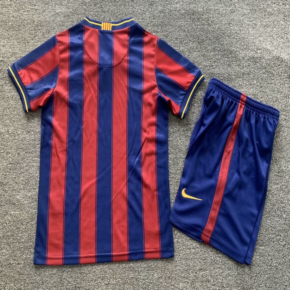 09/10 Barcelona Home Retro Kids Jersey - leoleo123123