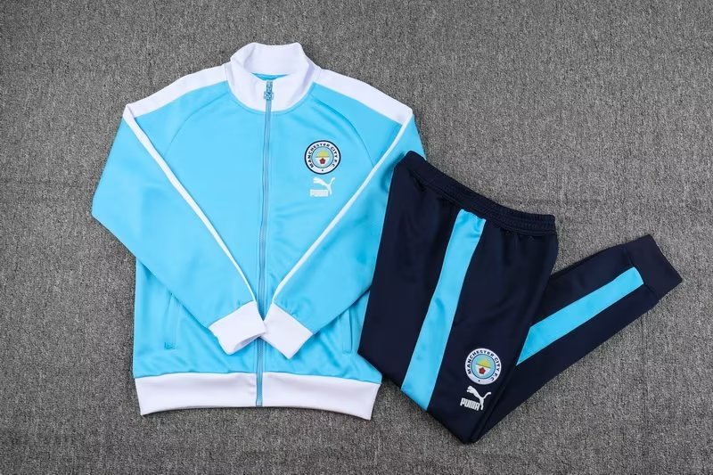 23/24 Man City Blue Jacket Tracksuit Thai Quality - leoleo123123