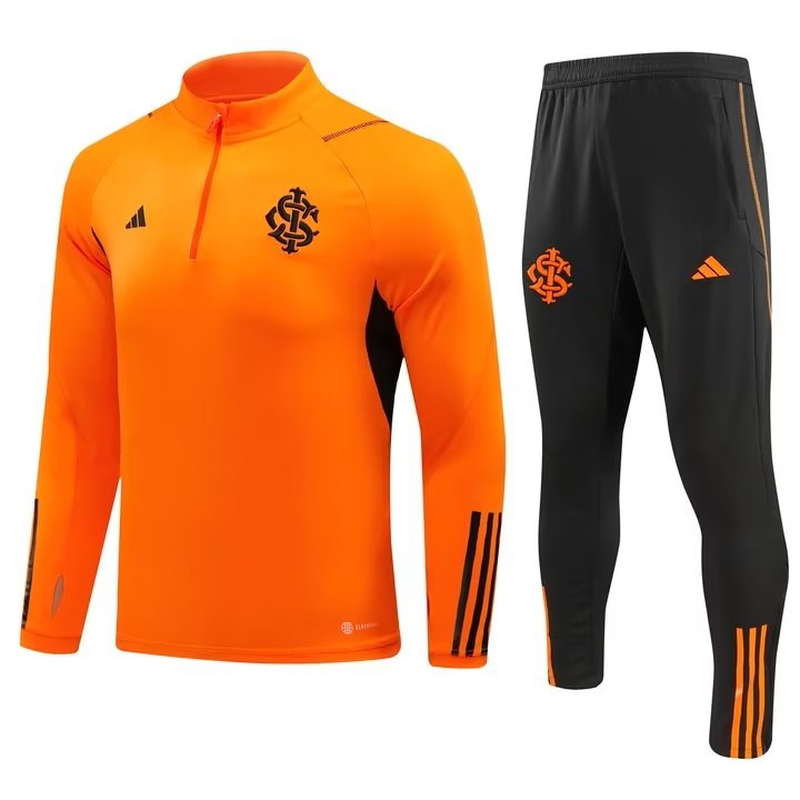 23/24 Internacional Kids Orange Sweater Tracksuit Thai Quality - leoleo123123