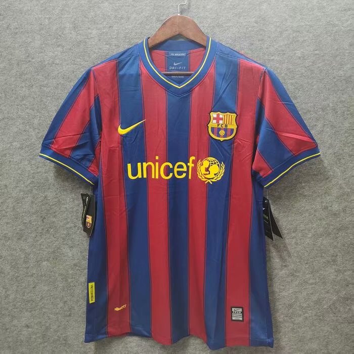 09-10 Barcelona Home Retro Jersey - leoleo123123