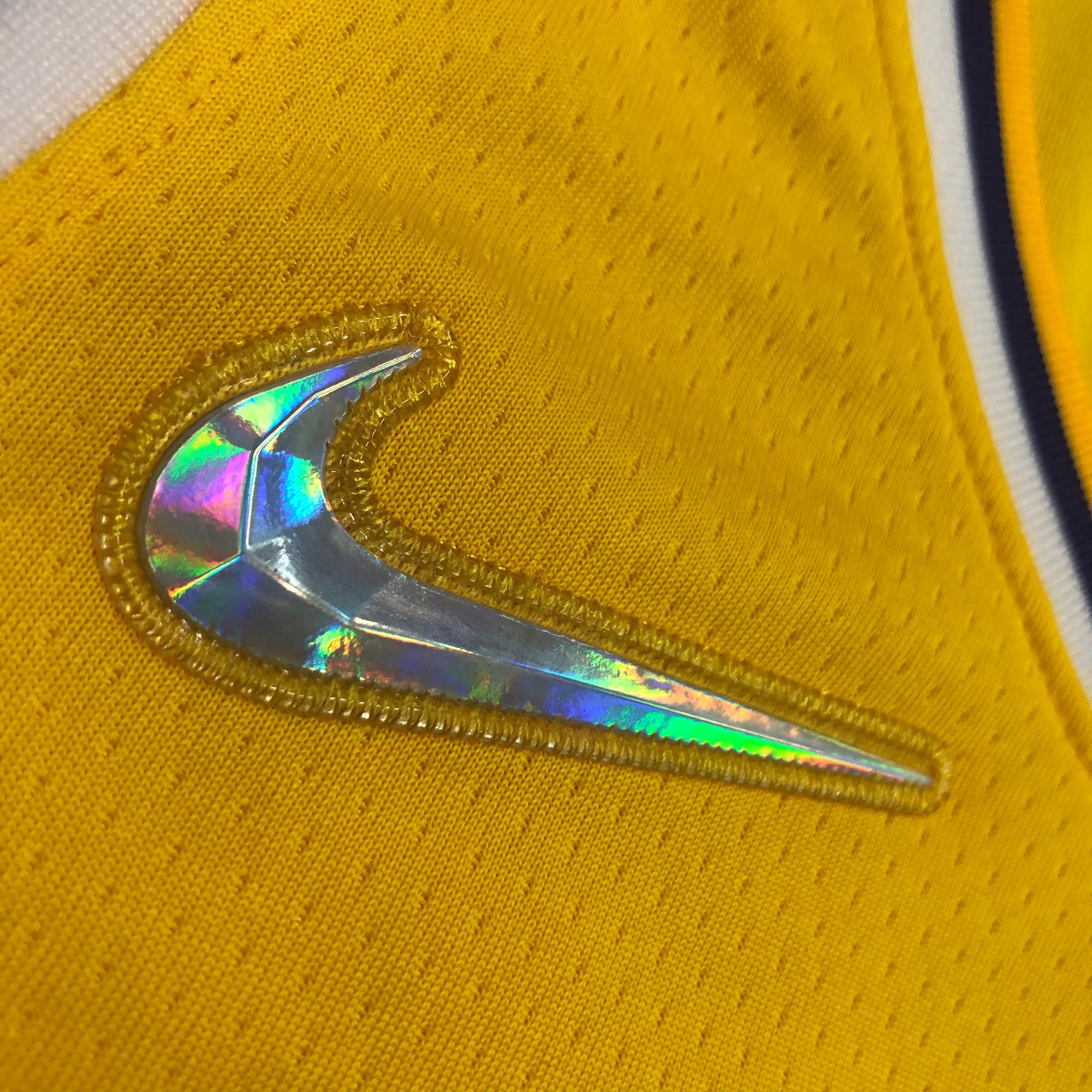 NBA 75th Anniversary Los Angeles Lakers Yellow Round Neck #0 KUZMA Jersey High Quality Name and Number Print - leoleo123123