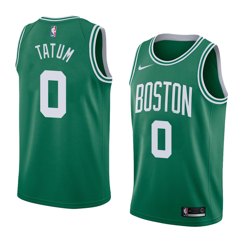 NBA Boston Celtics Green with White Name #0 TATUM Jersey High Quality Name and Number Print - leoleo123123