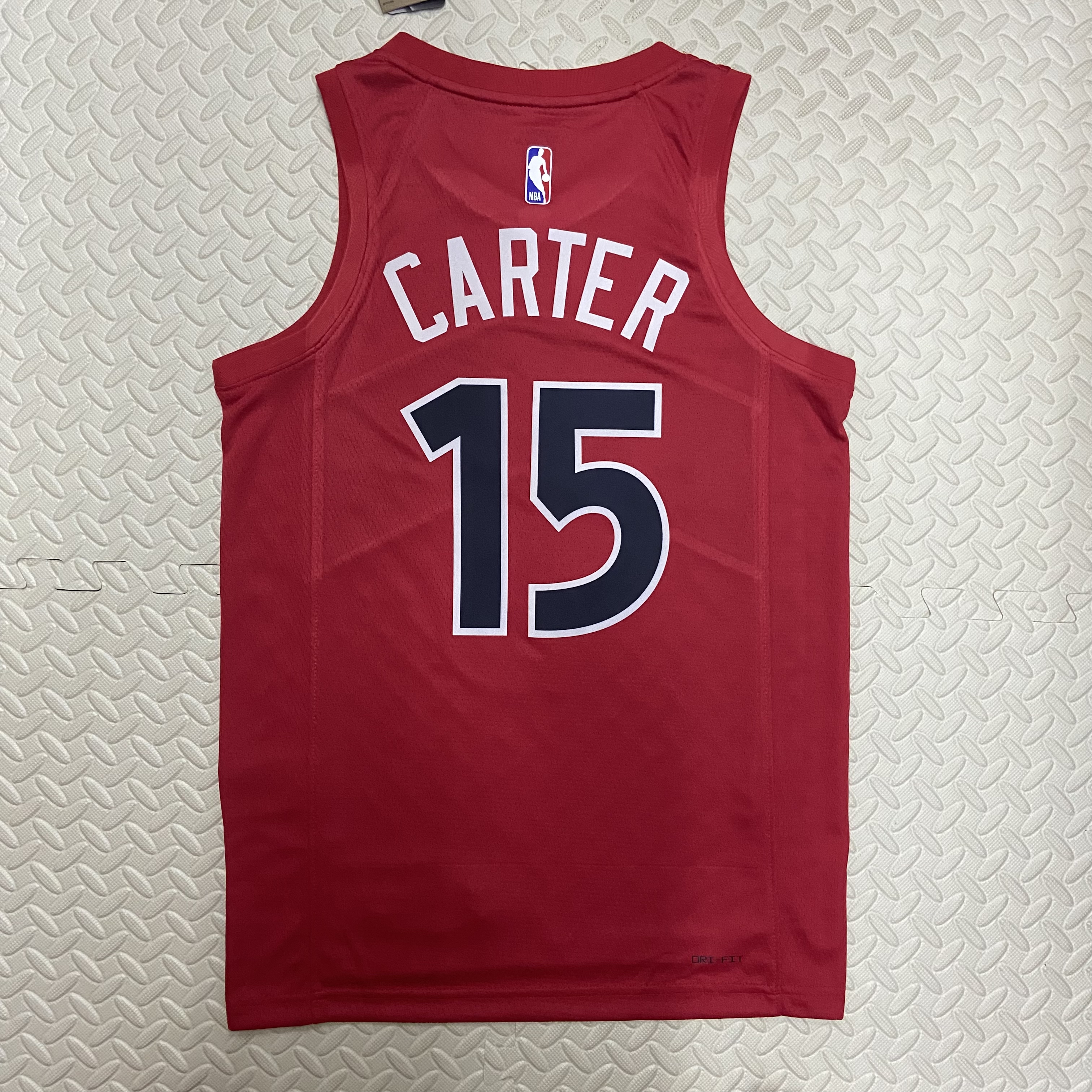 NBA Men Toronto Raptors Red #15 CARTER Jersey High Quality Name and Number Print - leoleo123123
