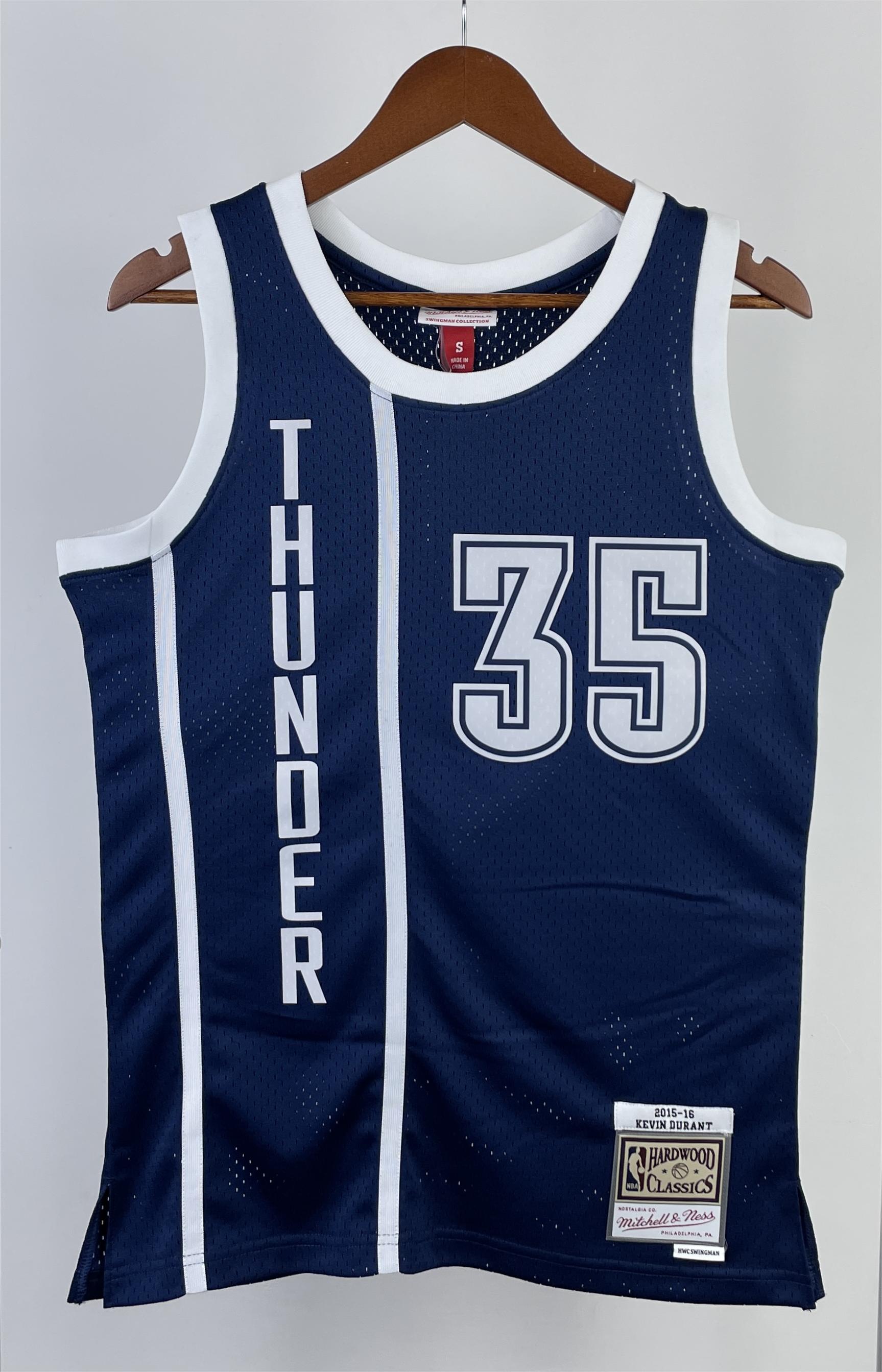 NBA New 15-16 Men Oklahoma City Thunder Dark Blue #35 DURANT Swingman Jersey - leoleo123123