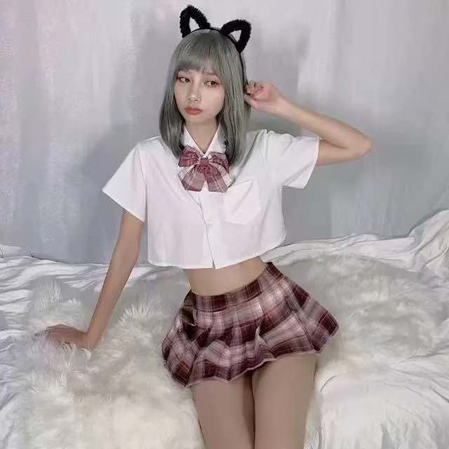 夜听香新款情趣内衣性感jk制服学生女装火辣水手服百褶裙短裙套装 - leoleo123123