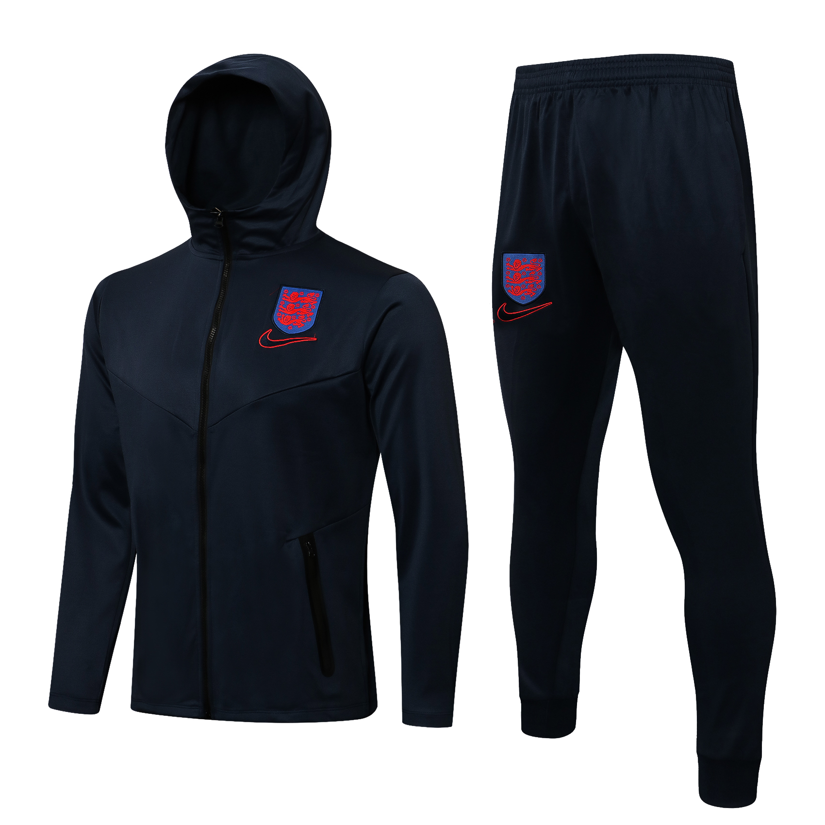 21-22 England Blue Jacket with Cap Tracksuit Thai Quality - leoleo123123