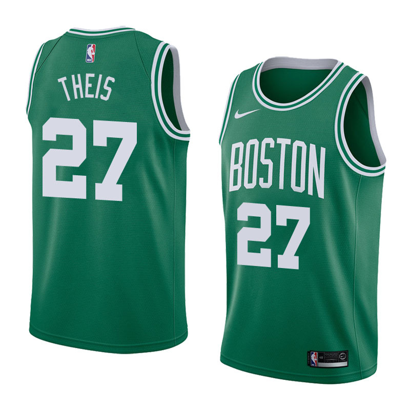 NBA Boston Celtics Green with White Name #27 THEIS Jersey High Quality Name and Number Print - leoleo123123