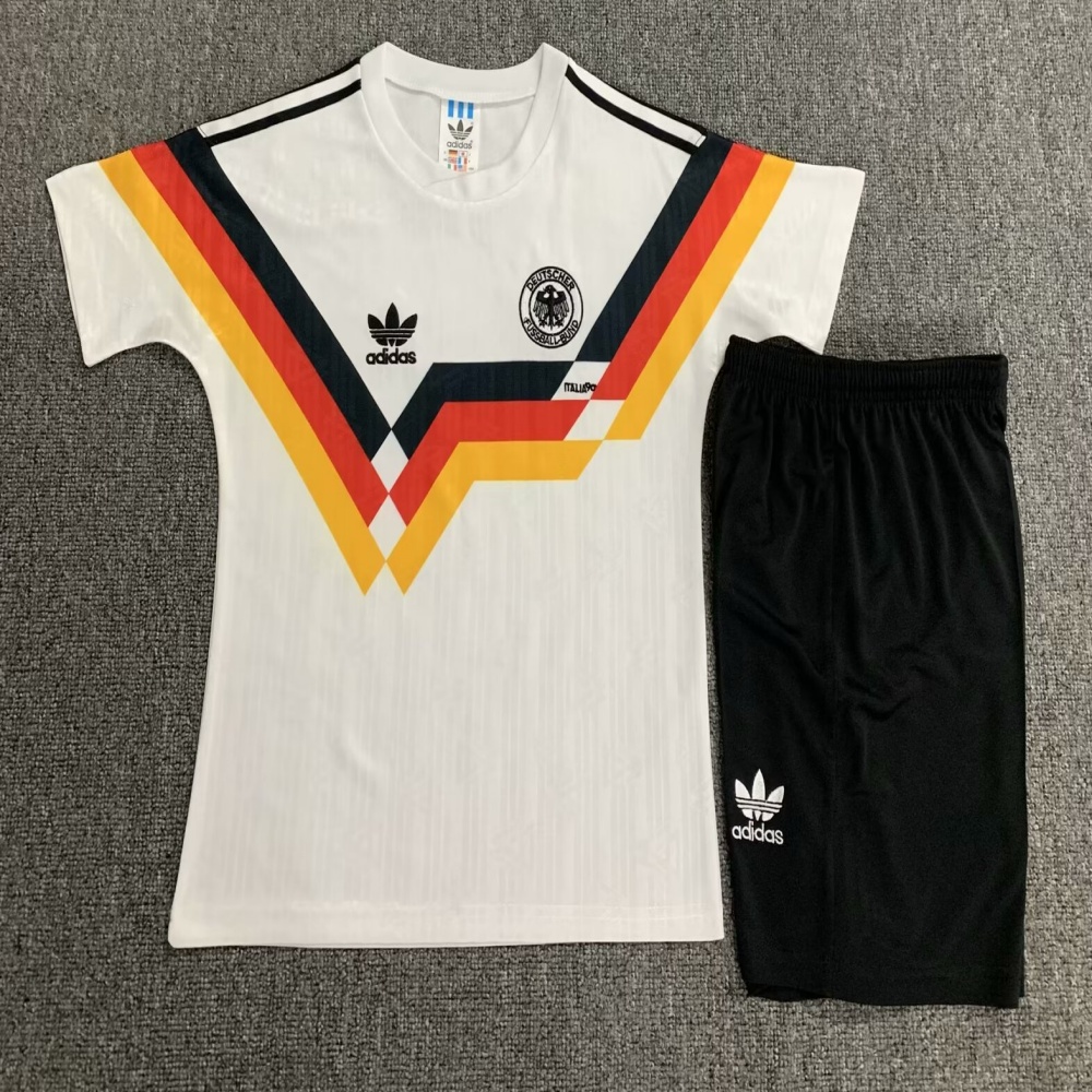 1990 Germany Home Kids Retro Jersey - leoleo123123