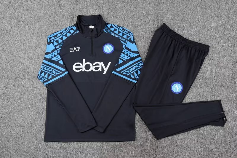 23/24 Napoli Dark Blue Sweater Tracksuit Thai Quality - leoleo123123