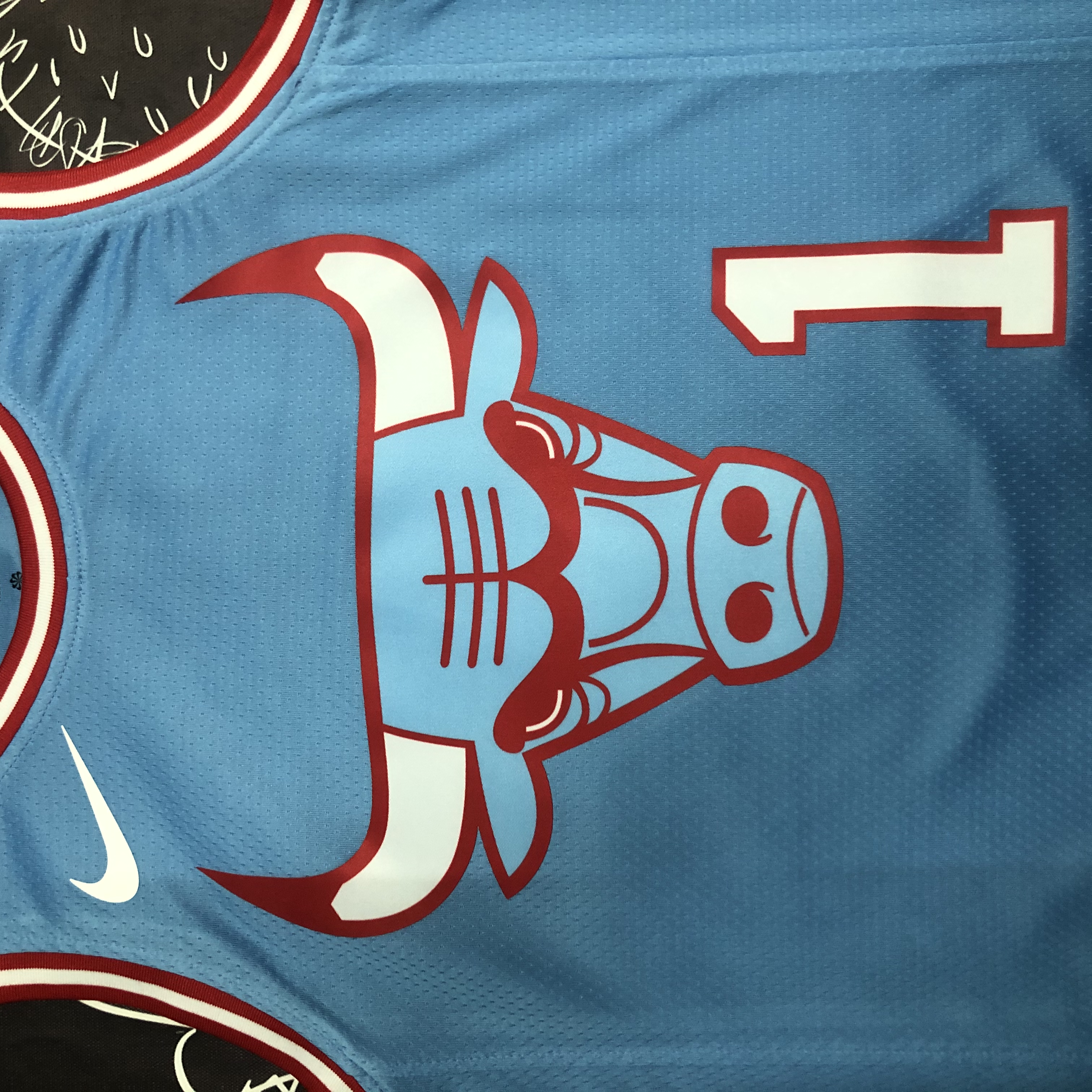 NBA Men Chicago Bulls Blue #1 ROSE Jersey High Quality Name and Number Print - leoleo123123