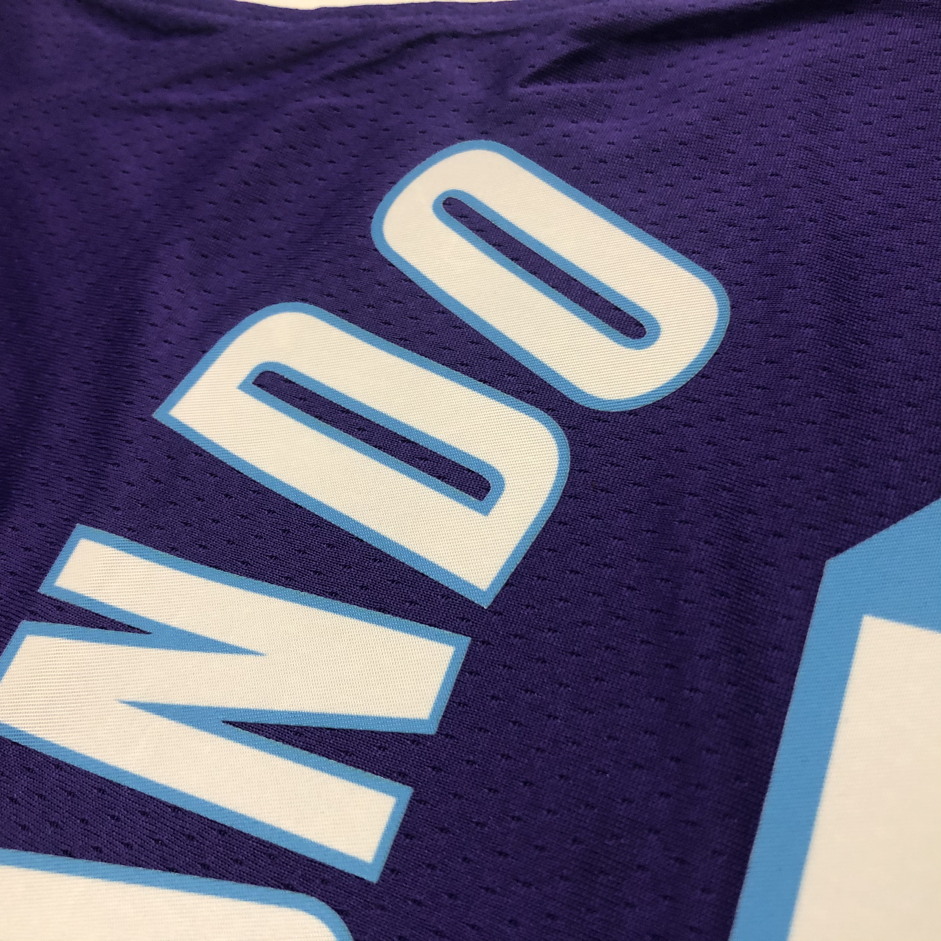 NBA Season 2022 75th Anniversary Los Angeles Lakers Purple Round Neck #4 RONDO Jersey High Quality Name and Number Print - leoleo123123
