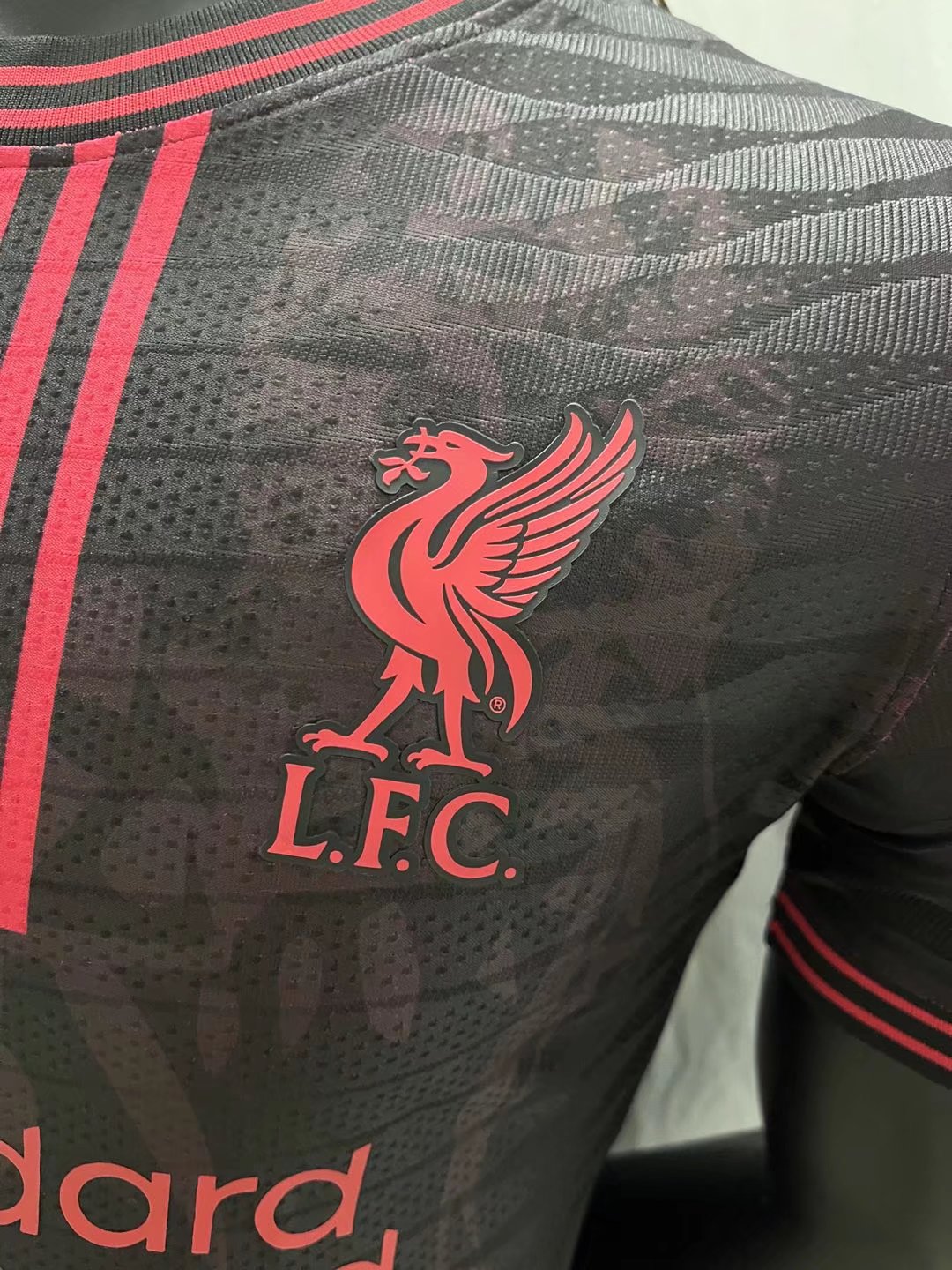 22/23 Liverpool Training Jersey Black Player Version 1:1 Quality chaosheng - leoleo123123