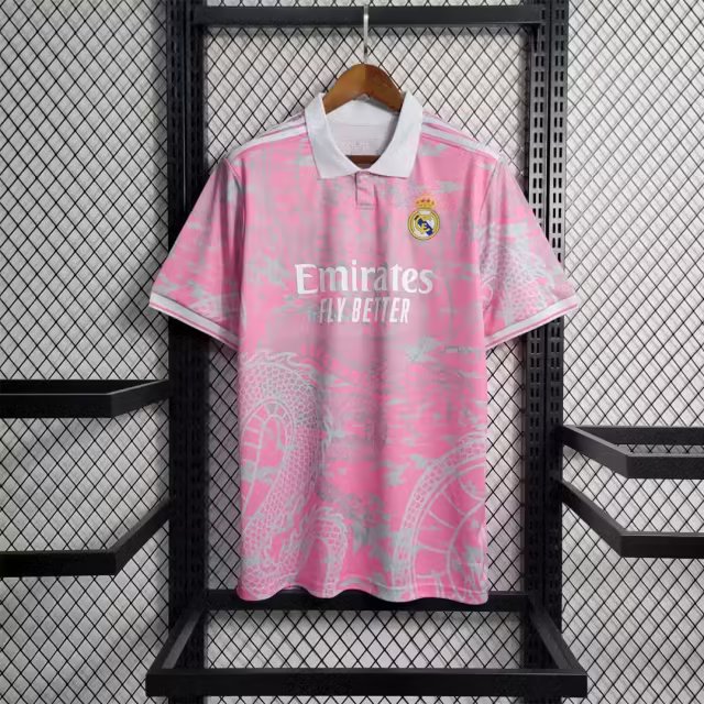 22/23 Real Madrid Special Pink Jersey 1:1 Quality Fan Version - leoleo123123