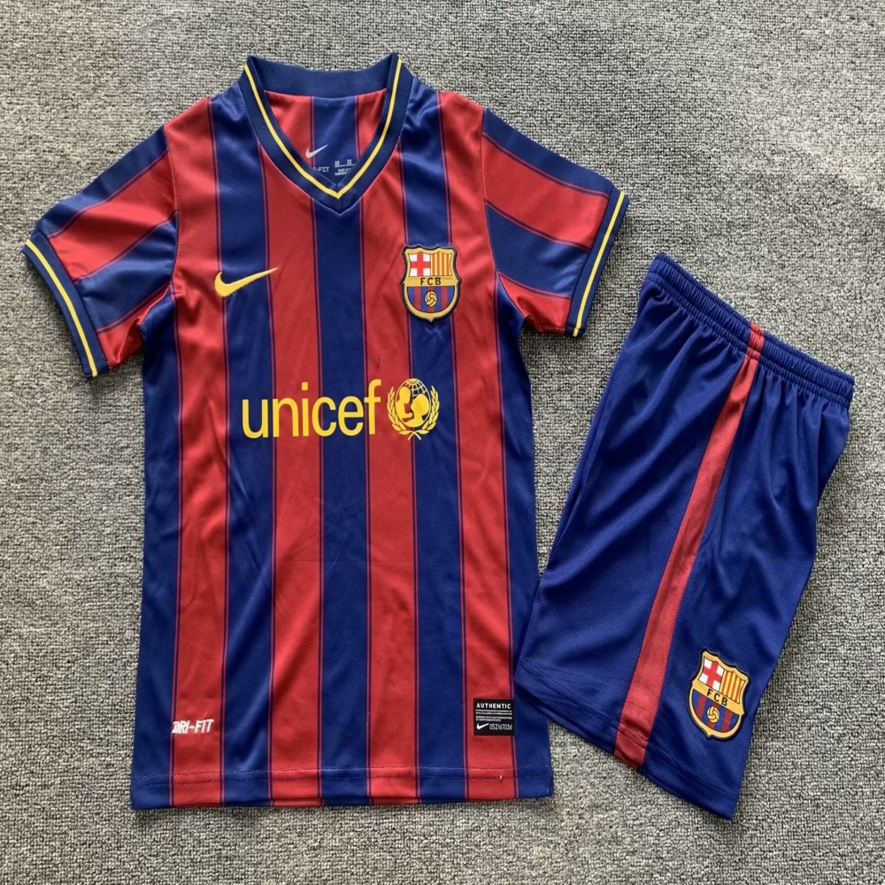 09/10 Barcelona Home Retro Kids Jersey - leoleo123123