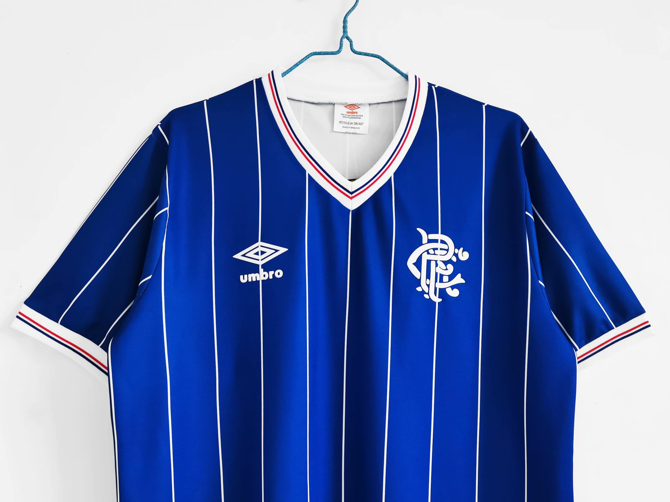82-83 Rangers Home Retro Jersey Thai Quality - leoleo123123
