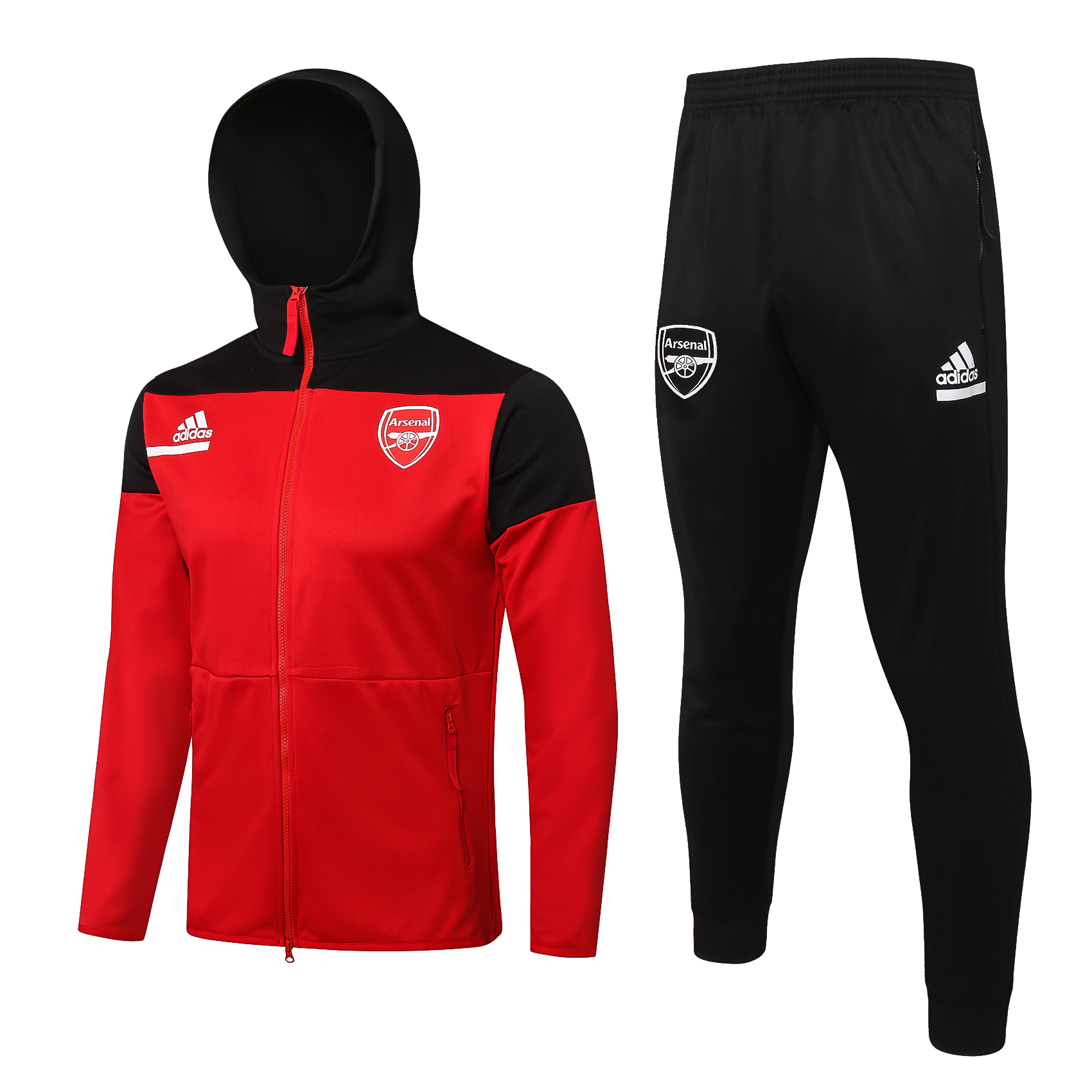 Season 2022 Arsenal Red Jacket with Black Cap Tracksuit Thai Quality - leoleo123123