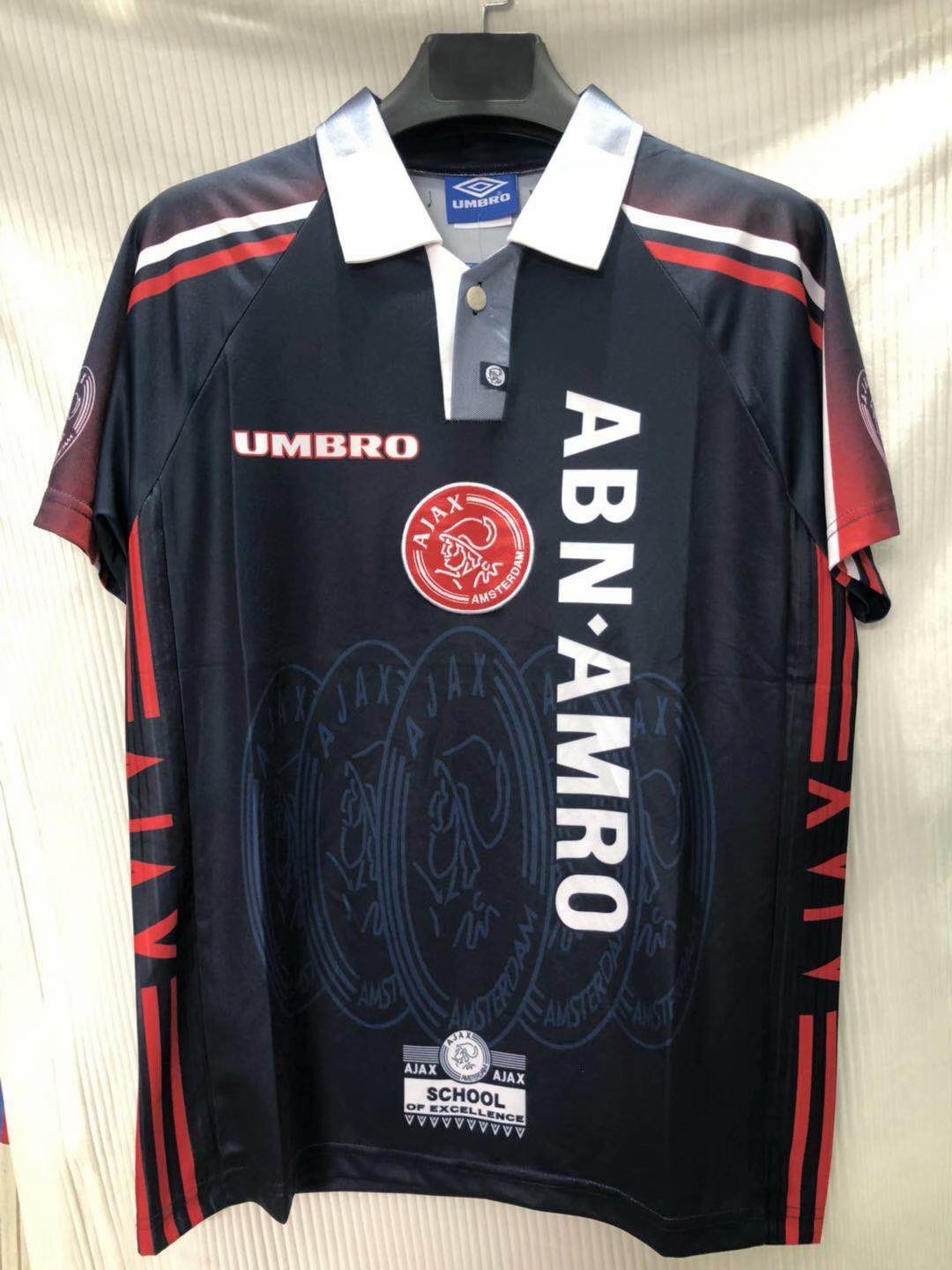 98 Ajax Away Retro Jersey - leoleo123123