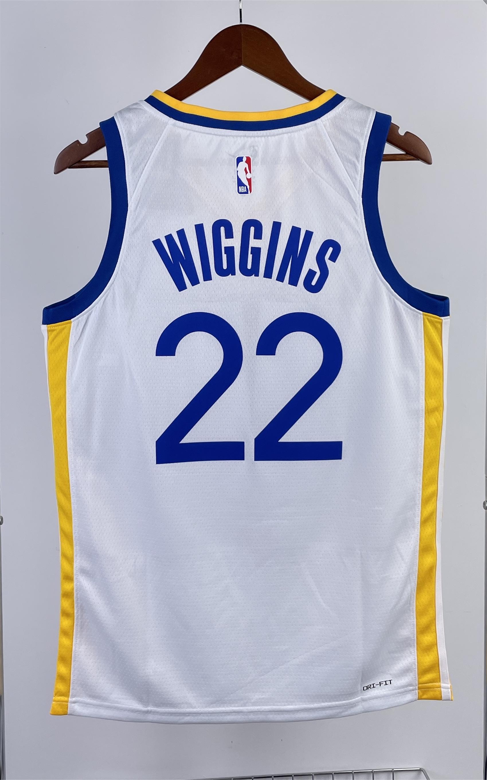NBA Men 2023 Golden State Warriors White #22 WIGGINS Swingman Jersey - leoleo123123