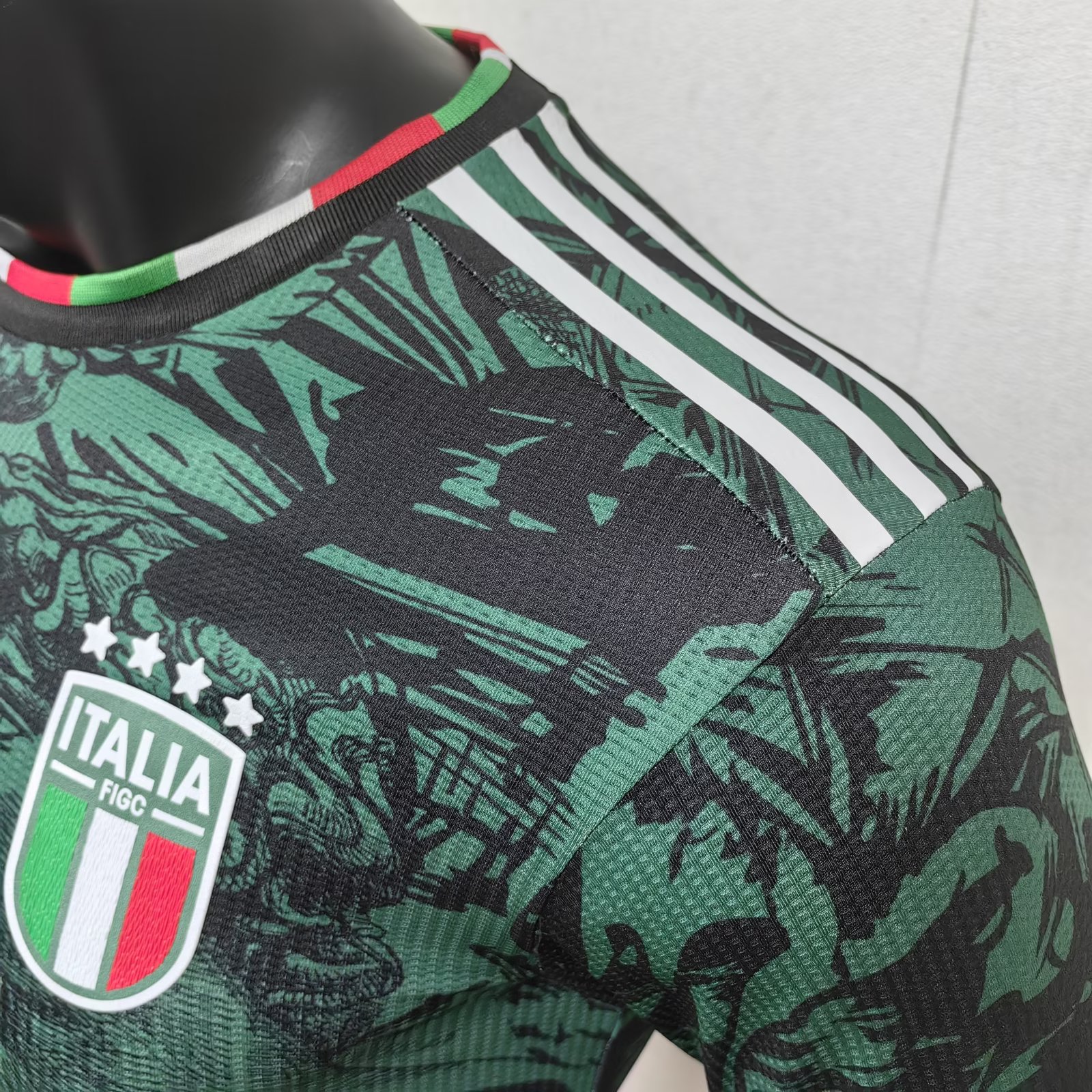 23/24 Italy Green Soccer Jersey Player Version 1:1 Quality - leoleo123123