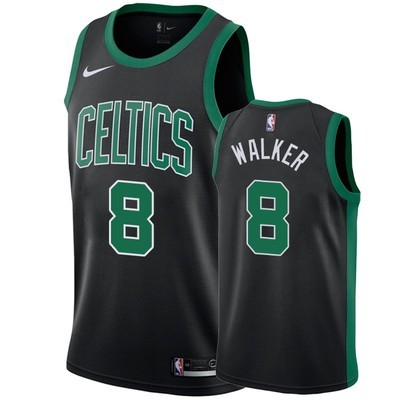 NBA Boston Celtics Black #8 WALKER Jersey High Quality Name and Number Print - leoleo123123
