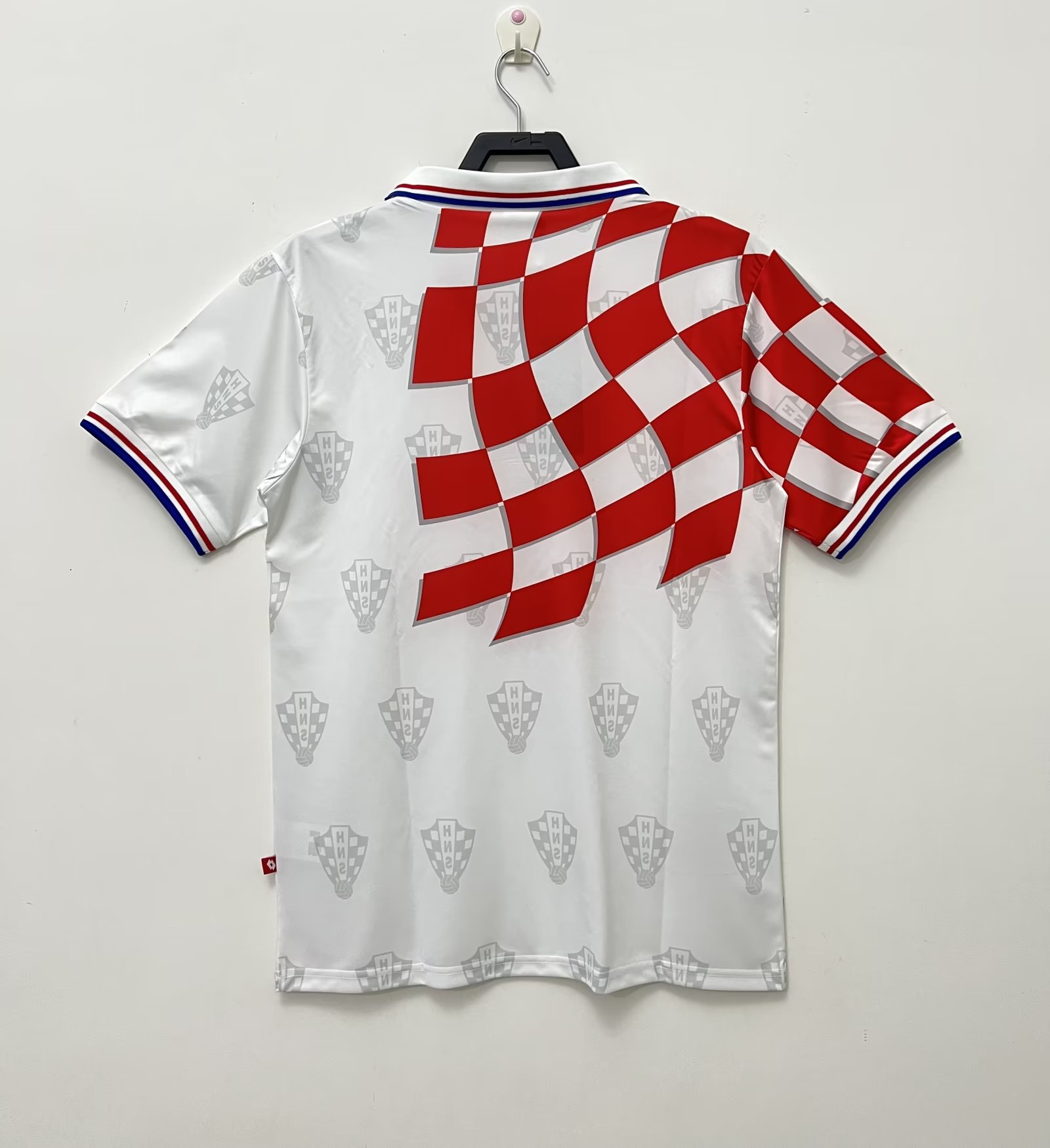 1998 Croatia Home Retro Soccer Jersey - leoleo123123