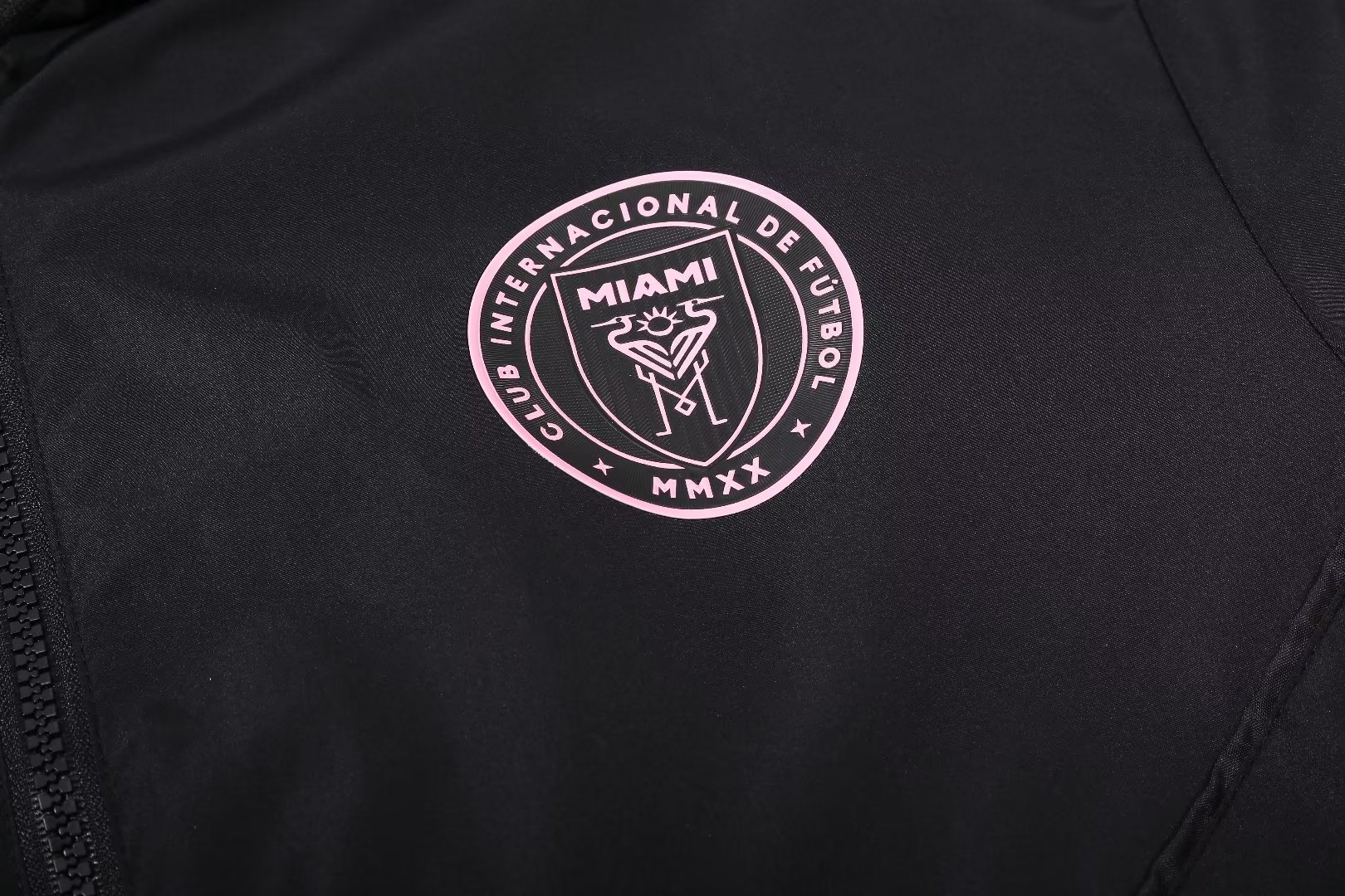 23/24 Miami Black Windbreaker Jacket 1:1 Quality - leoleo123123