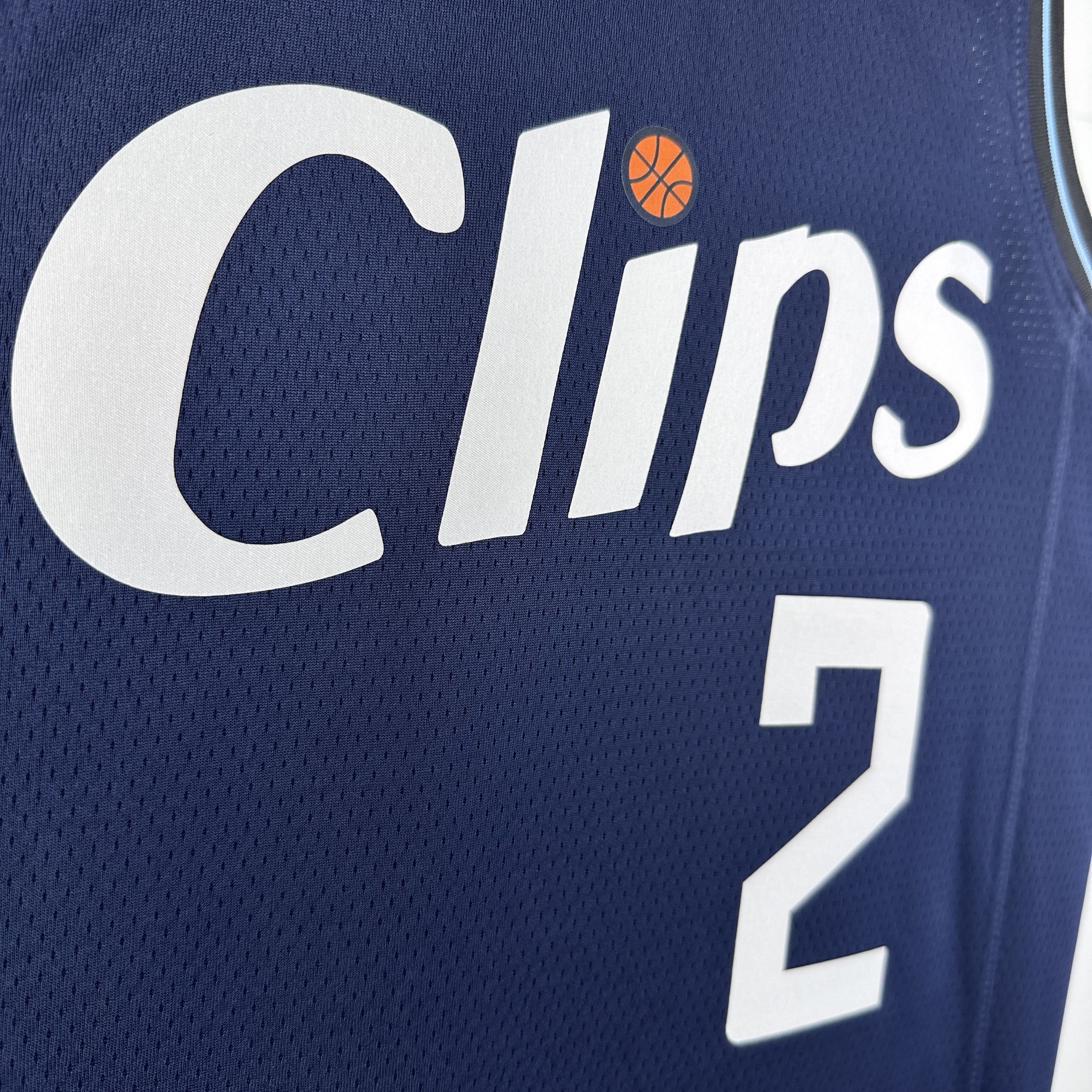 NBA Season 2024 Men Los Angeles Clippers Navy #2 LEONARD Jersey High Quality Name and Number Print - leoleo123123