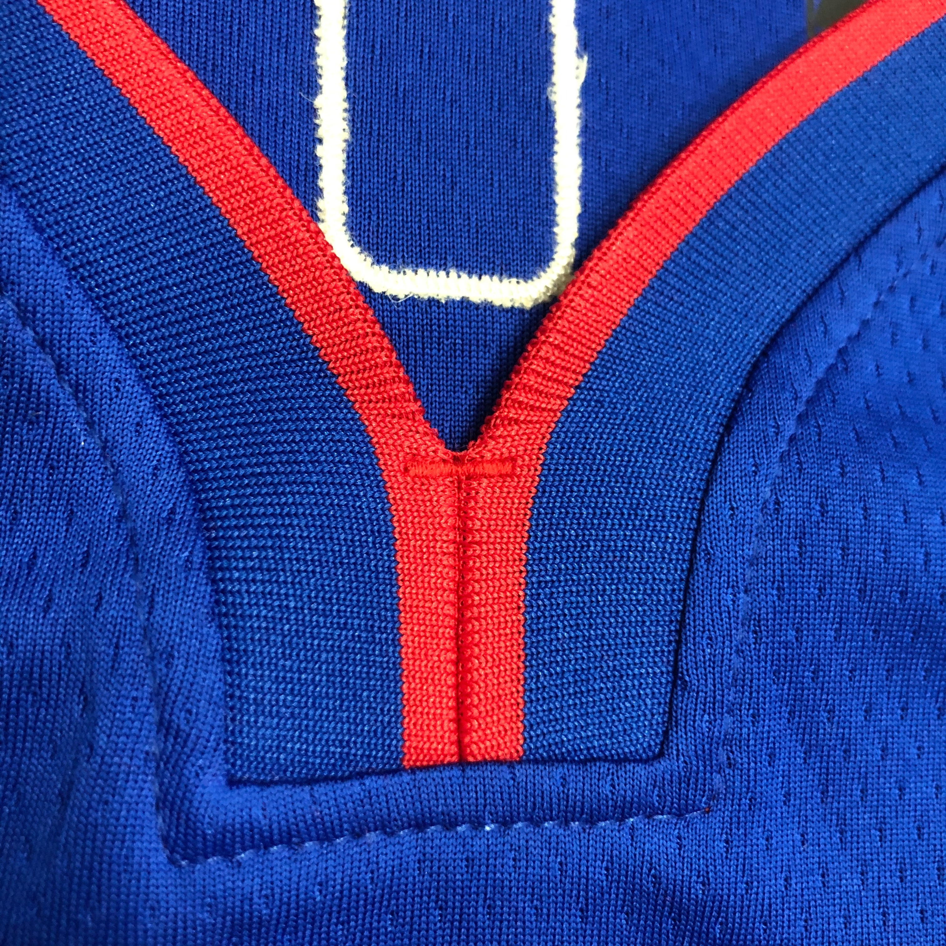 NBA 75th Anniversary Detroit Pistons Blue #1 IVERSON Jersey High Quality Name and Number Print - leoleo123123