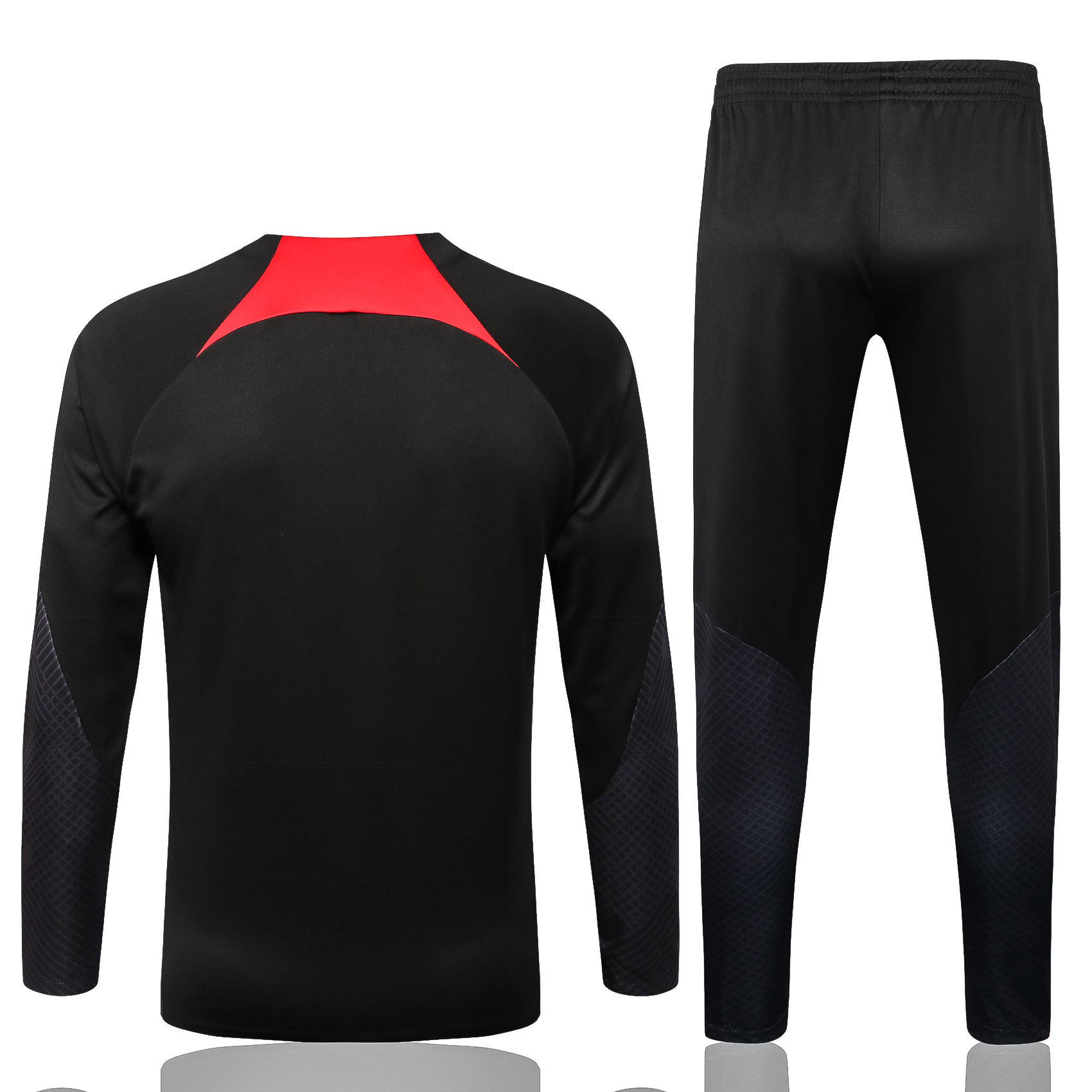 22/23 Liverpool Black with Red Collar Sweater Tracksuit Thai Quality - leoleo123123