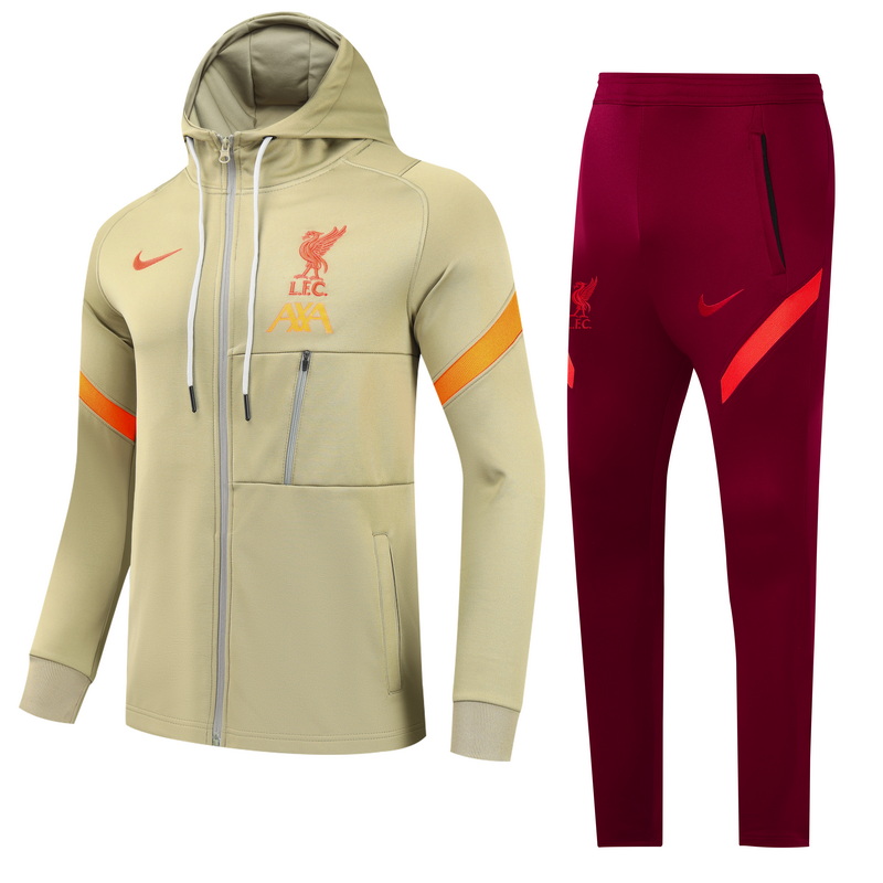 21/22 Liverpool khaki Jacket Tracksuit Thai Quality - leoleo123123