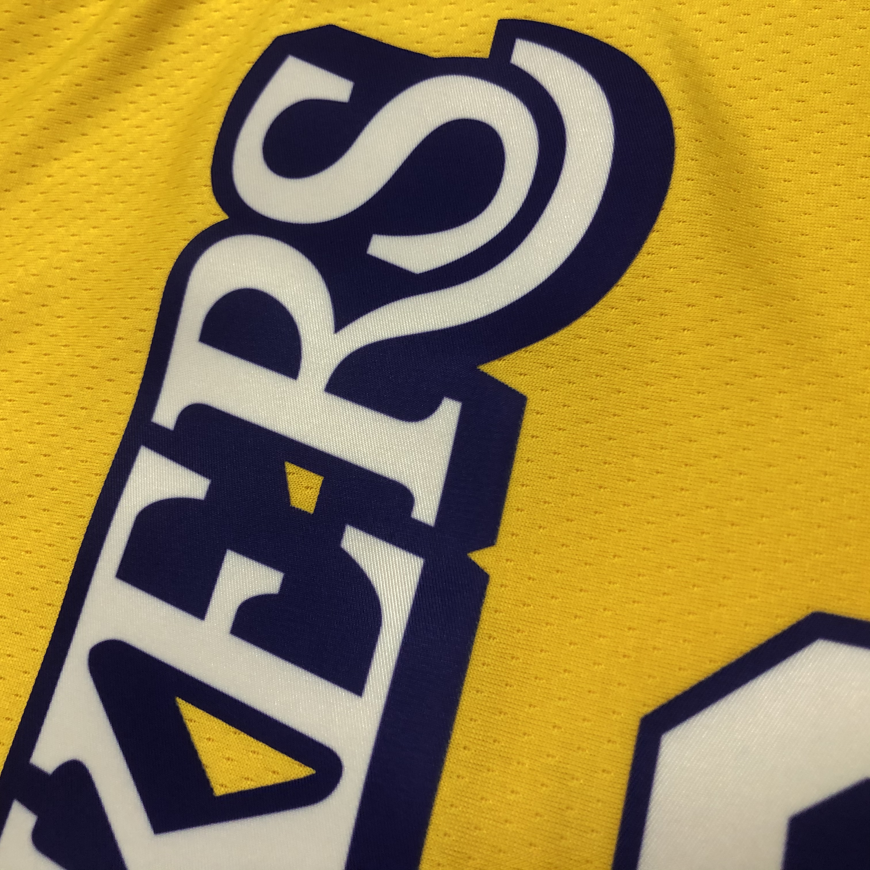 NBA Los Angeles Lakers 19-20 New Yellow #0 WESTBROOK Jersey High Quality Name and Number Print - leoleo123123