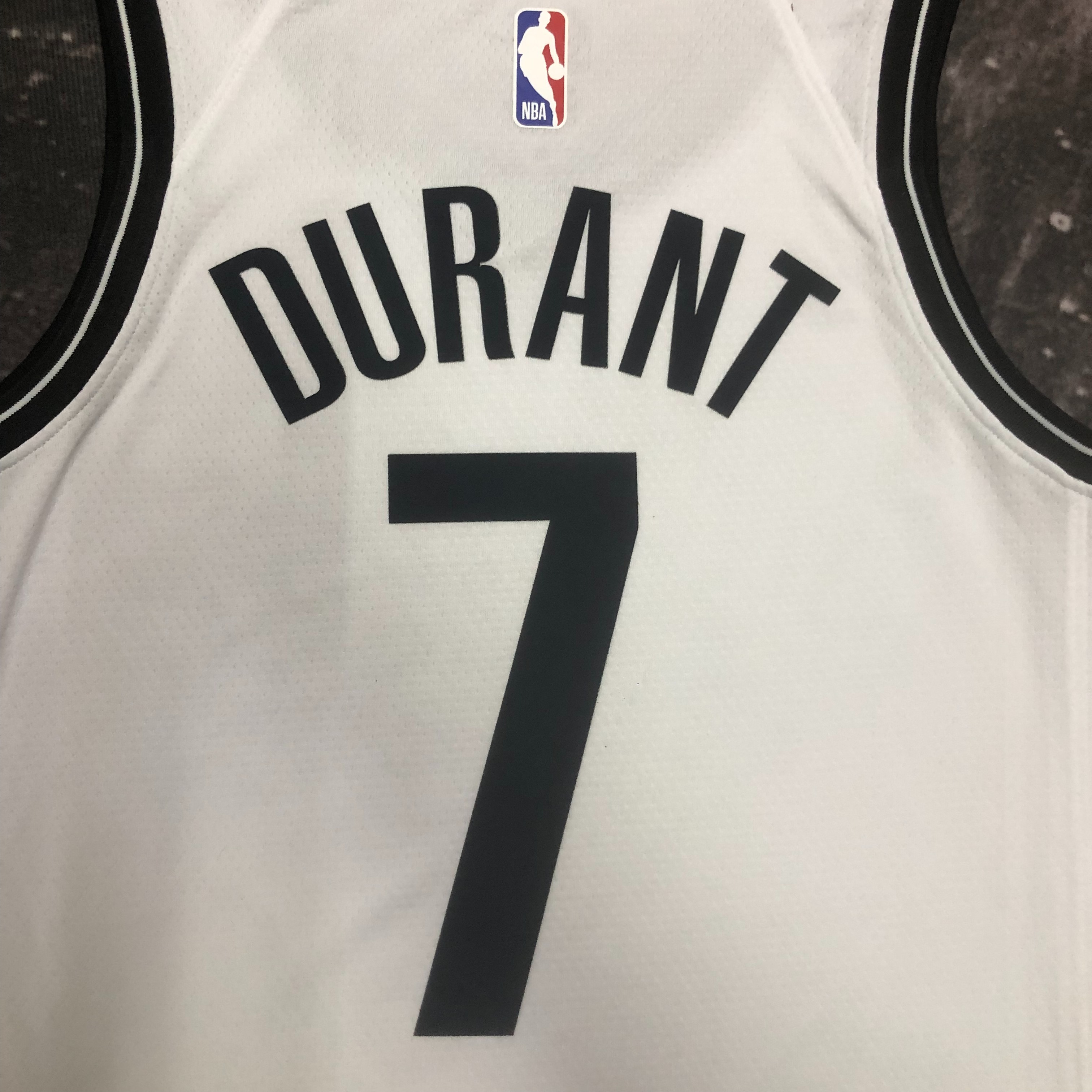 NBA Men 2023 Brooklyn Nets White #7 DURANT Jersey High Quality Name and Number Print - leoleo123123