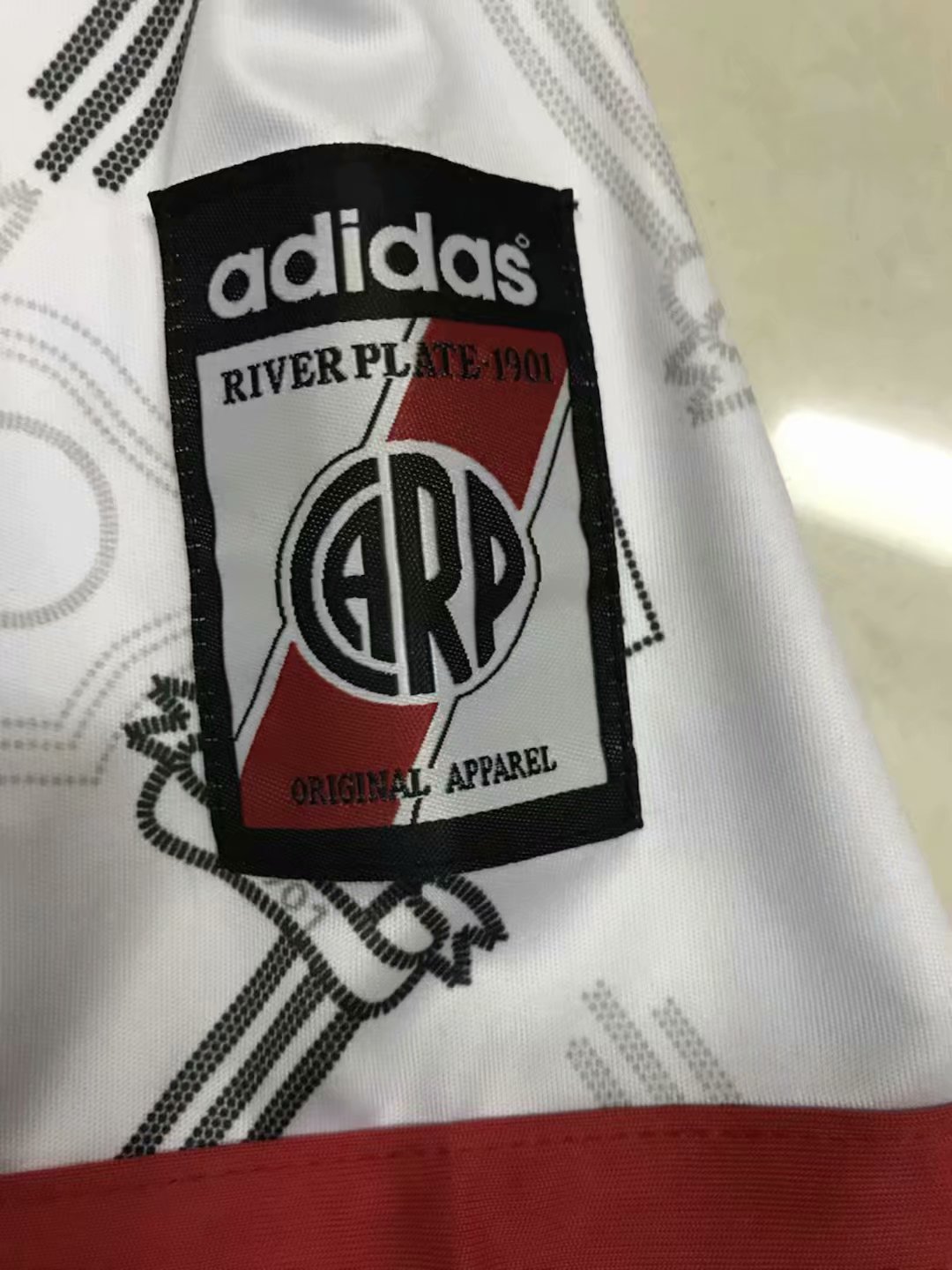 1996 River Plate Home Retro Jersey - leoleo123123